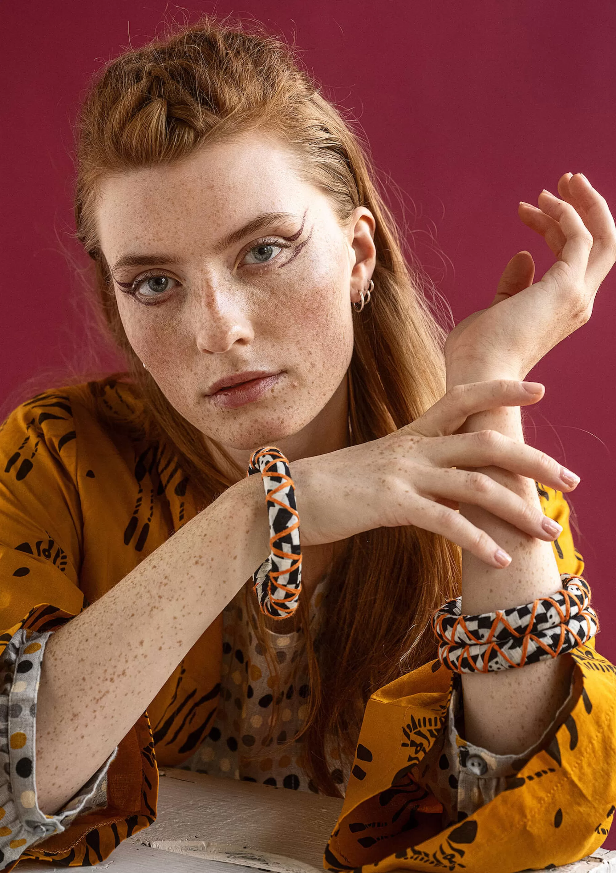 Accessoires | Schmuck^Gudrun Sjödén Armschmuck Zuri Aus Bio-Baumwolle/Recyclingholz schwarz