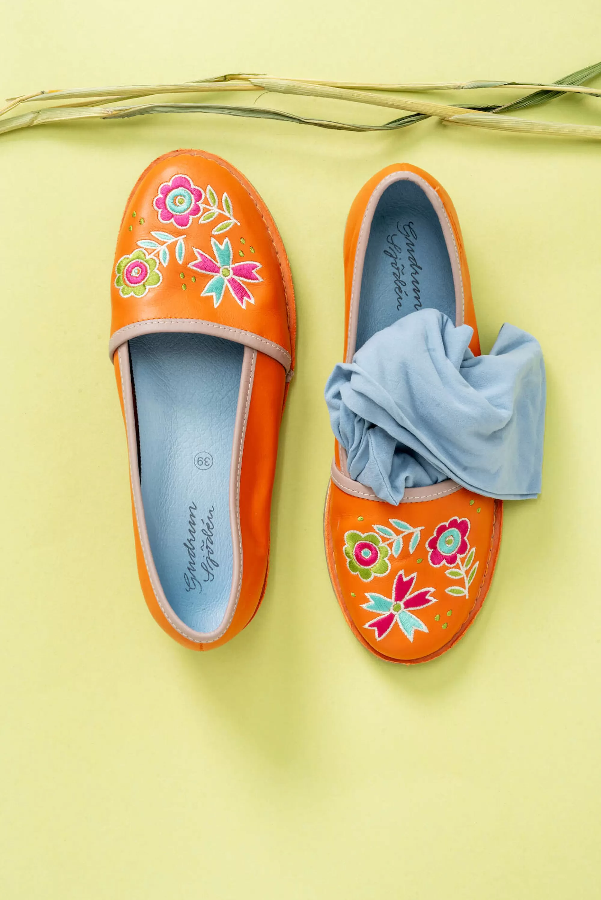 Schuhe | Blumenkleidung^Gudrun Sjödén Ballerinas Aus Nappaleder masala