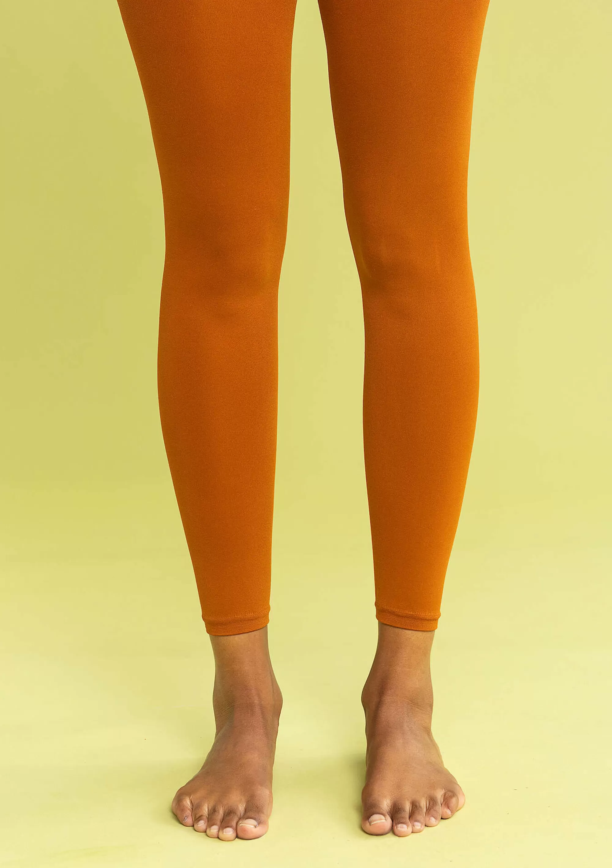 Leggings | Große Größen^Gudrun Sjödén Einfarbige Leggings Aus Recycling-Polyamid pekannuss