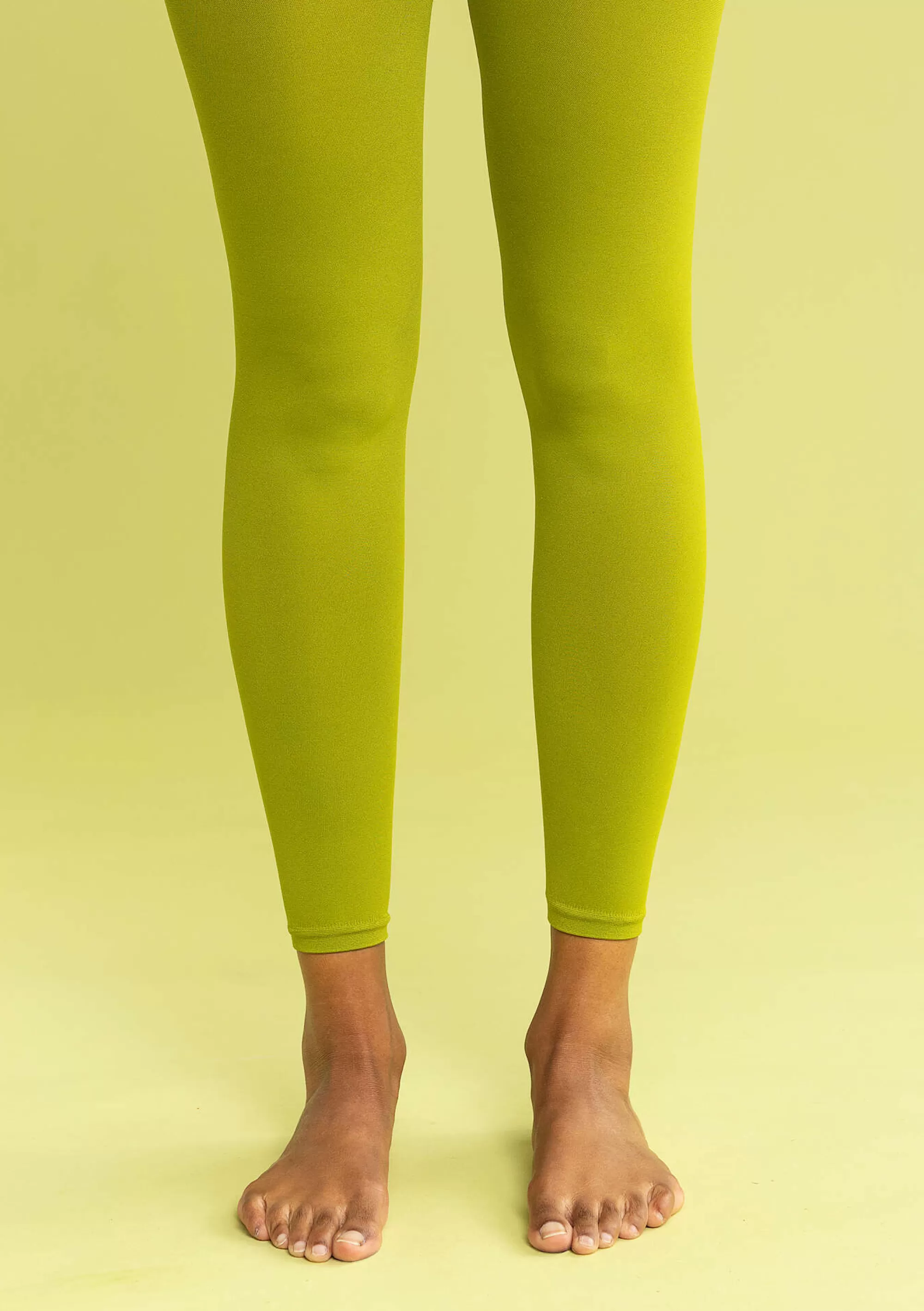 Leggings | Große Größen^Gudrun Sjödén Einfarbige Leggings Aus Recycling-Polyamid hellkräutergrün