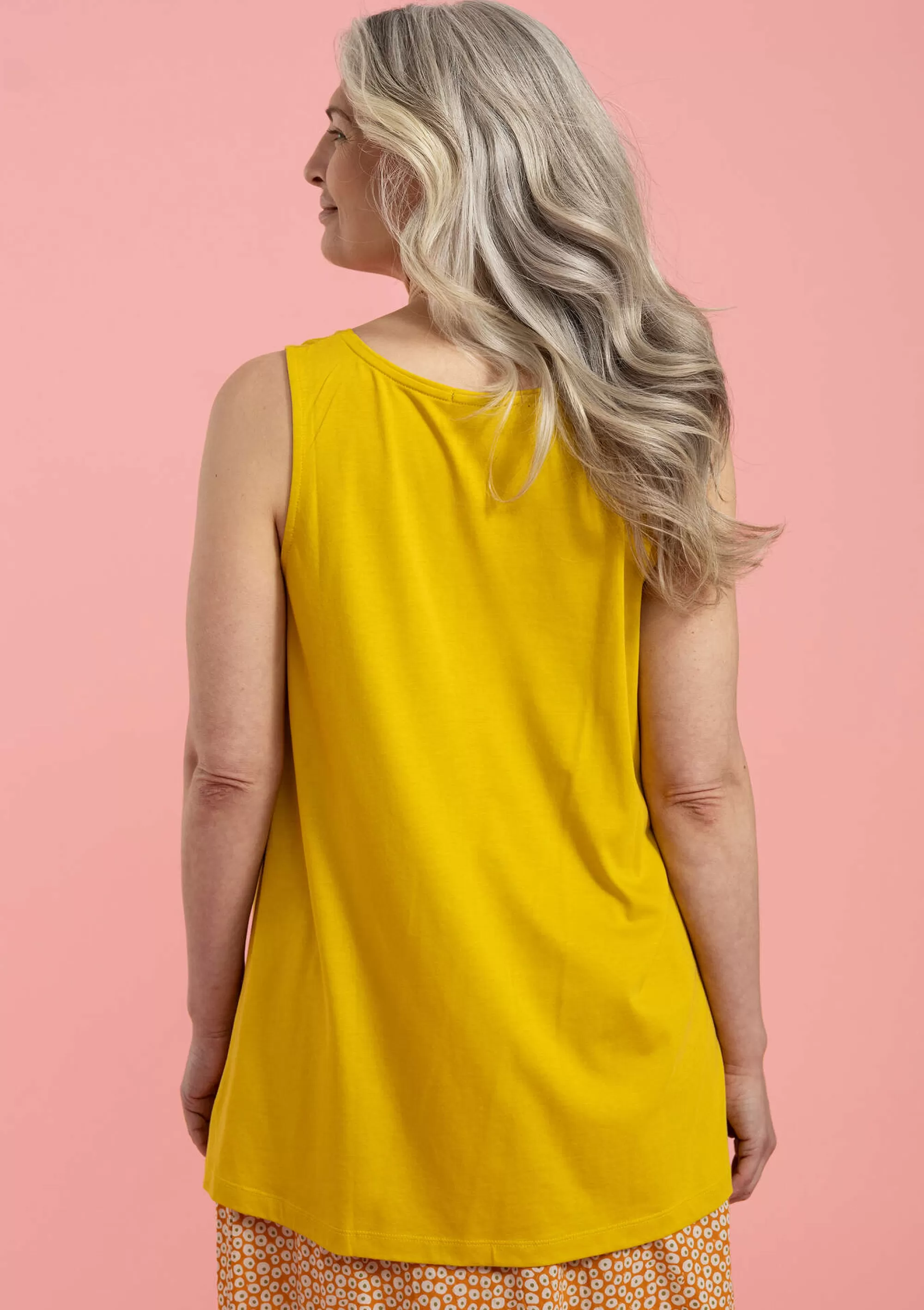Pullover & Shirts | Öko-Baumwolle^Gudrun Sjödén Einfarbiges Jerseytop Aus Bio-Baumwolle/Modal ananas