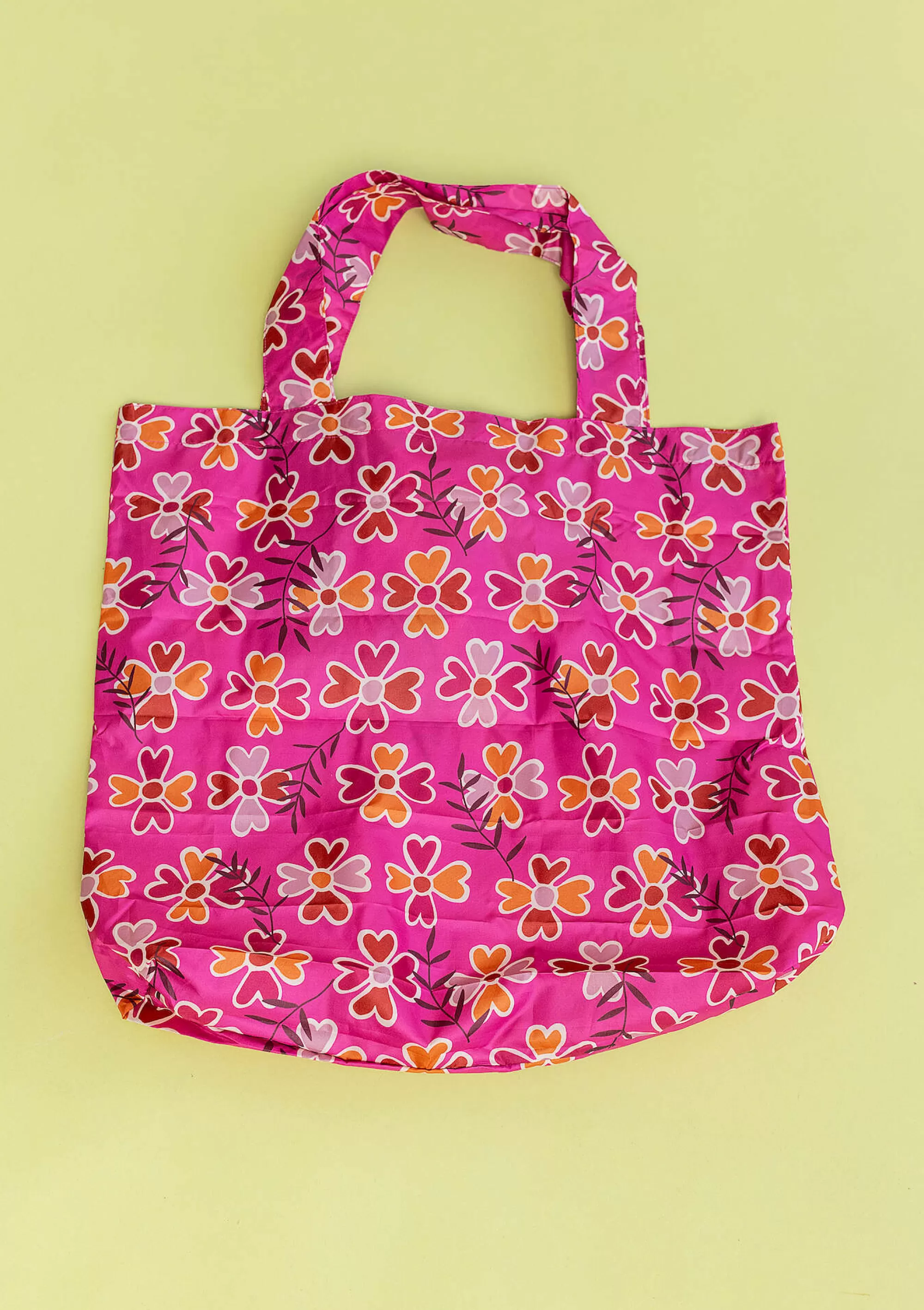 Taschen | Blumenkleidung^Gudrun Sjödén Faltshopper Peggy Aus Recycling-Polyester hibiskus