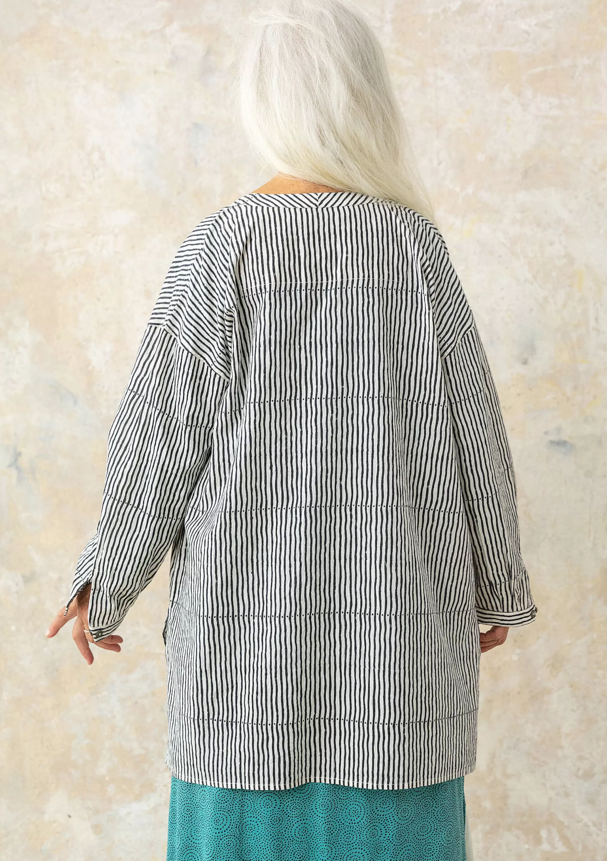 Pullover & Shirts | Öko-Baumwolle^Gudrun Sjödén Hemdbluse Ella Aus Bio-Baumwollgewebe schwarz
