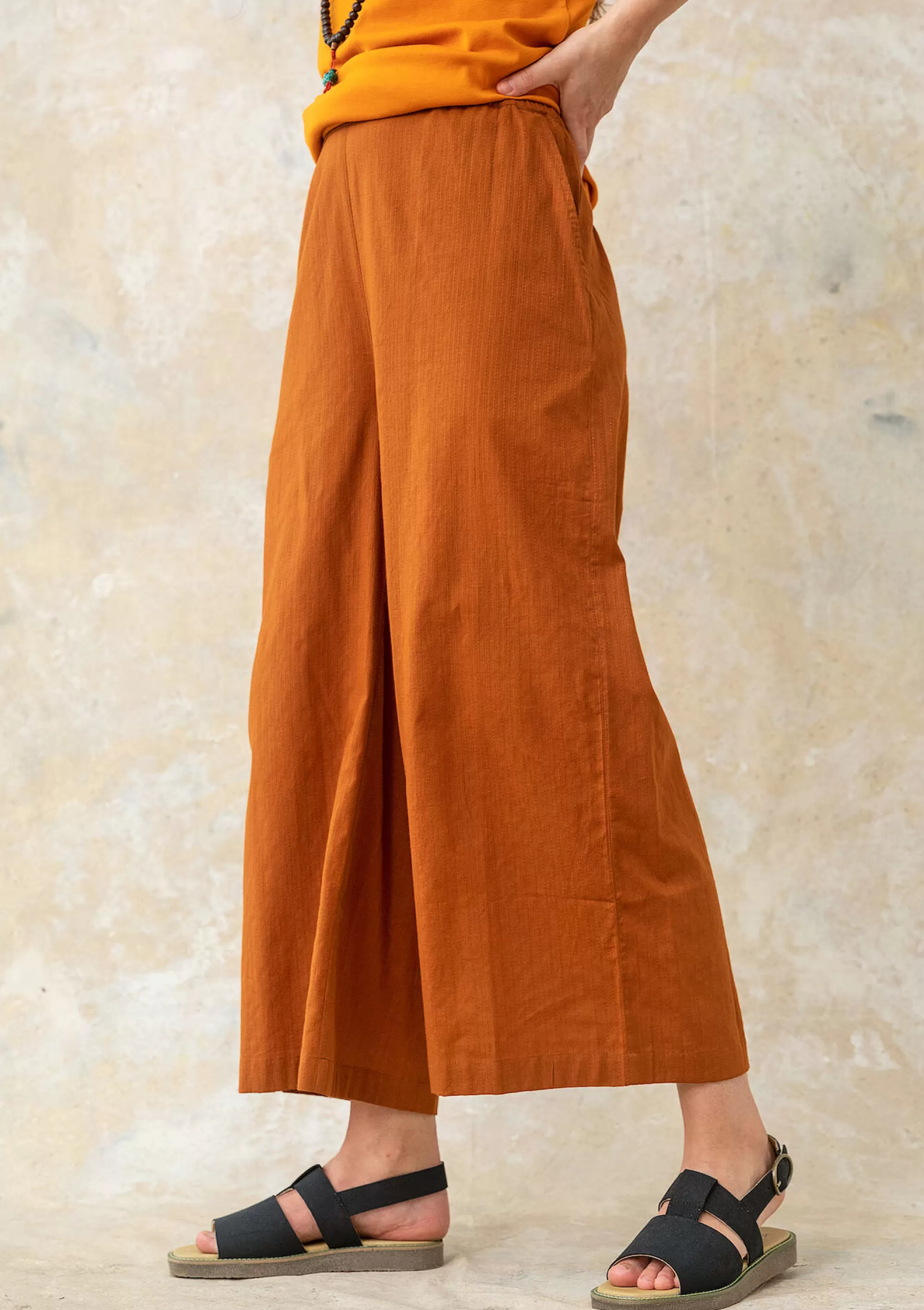 Hosen | Öko-Baumwolle^Gudrun Sjödén Hose Aus Bio-Baumwollgewebe pekannuss