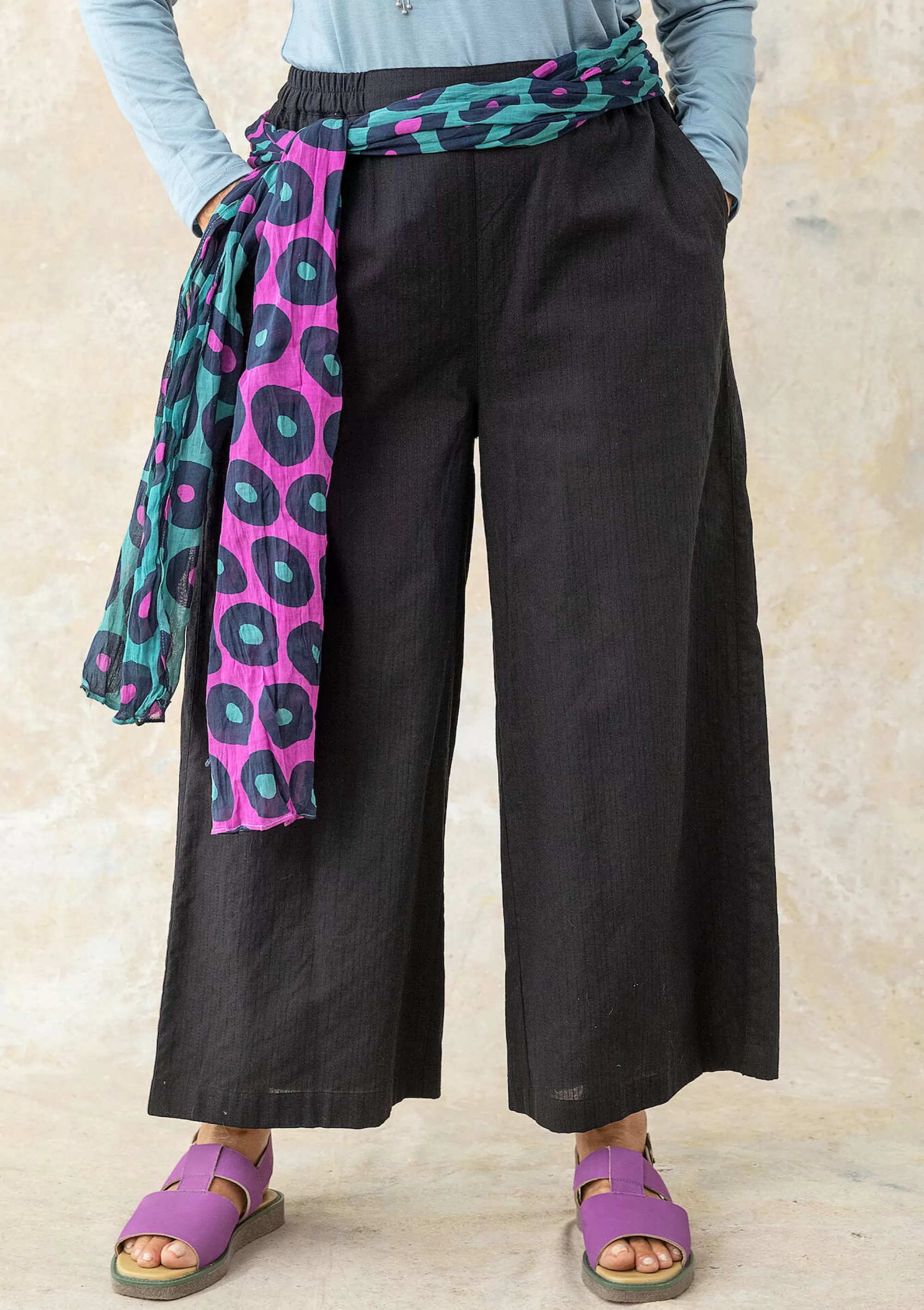 Hosen | Öko-Baumwolle^Gudrun Sjödén Hose Aus Bio-Baumwollgewebe schwarz