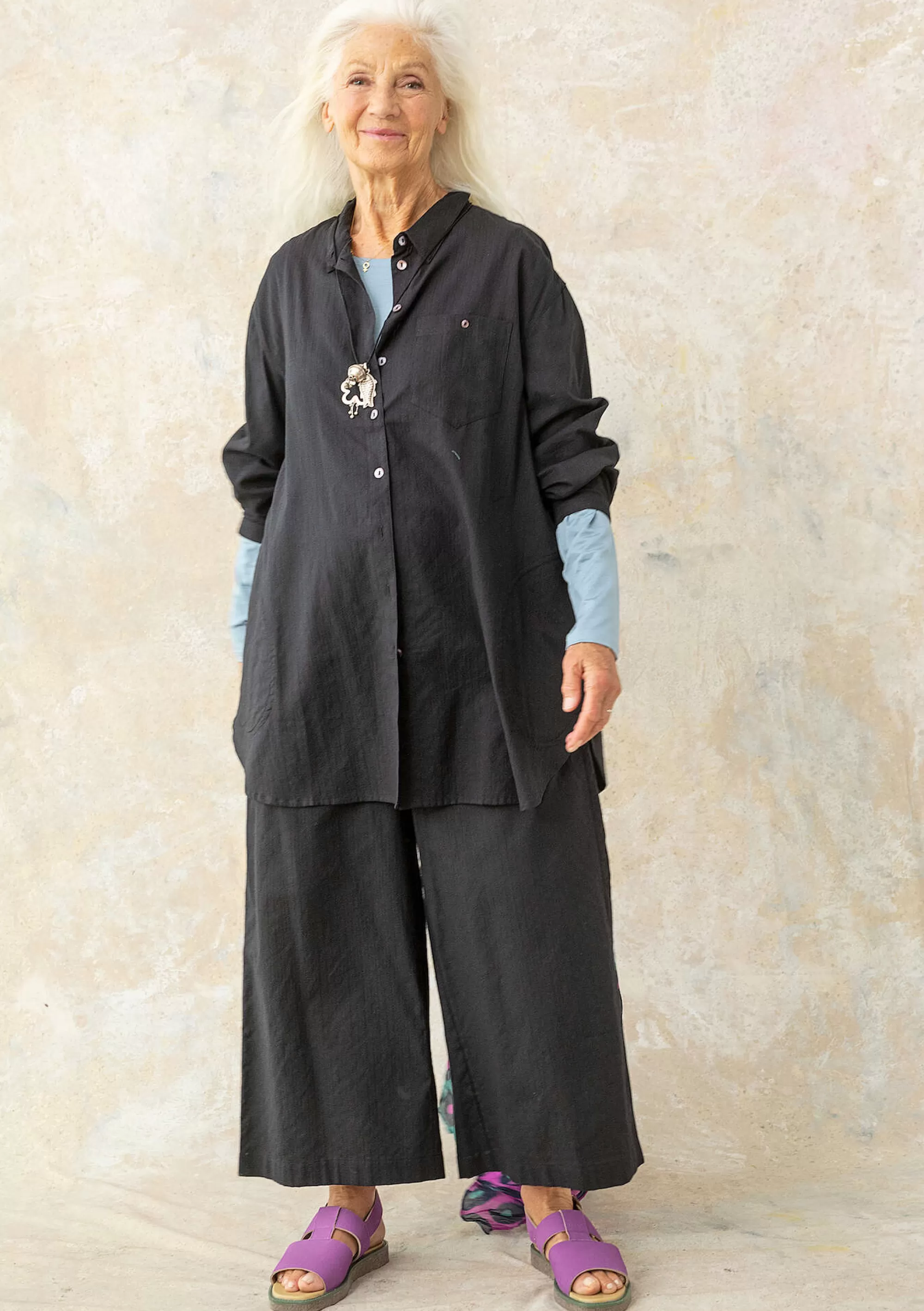 Hosen | Öko-Baumwolle^Gudrun Sjödén Hose Aus Bio-Baumwollgewebe schwarz