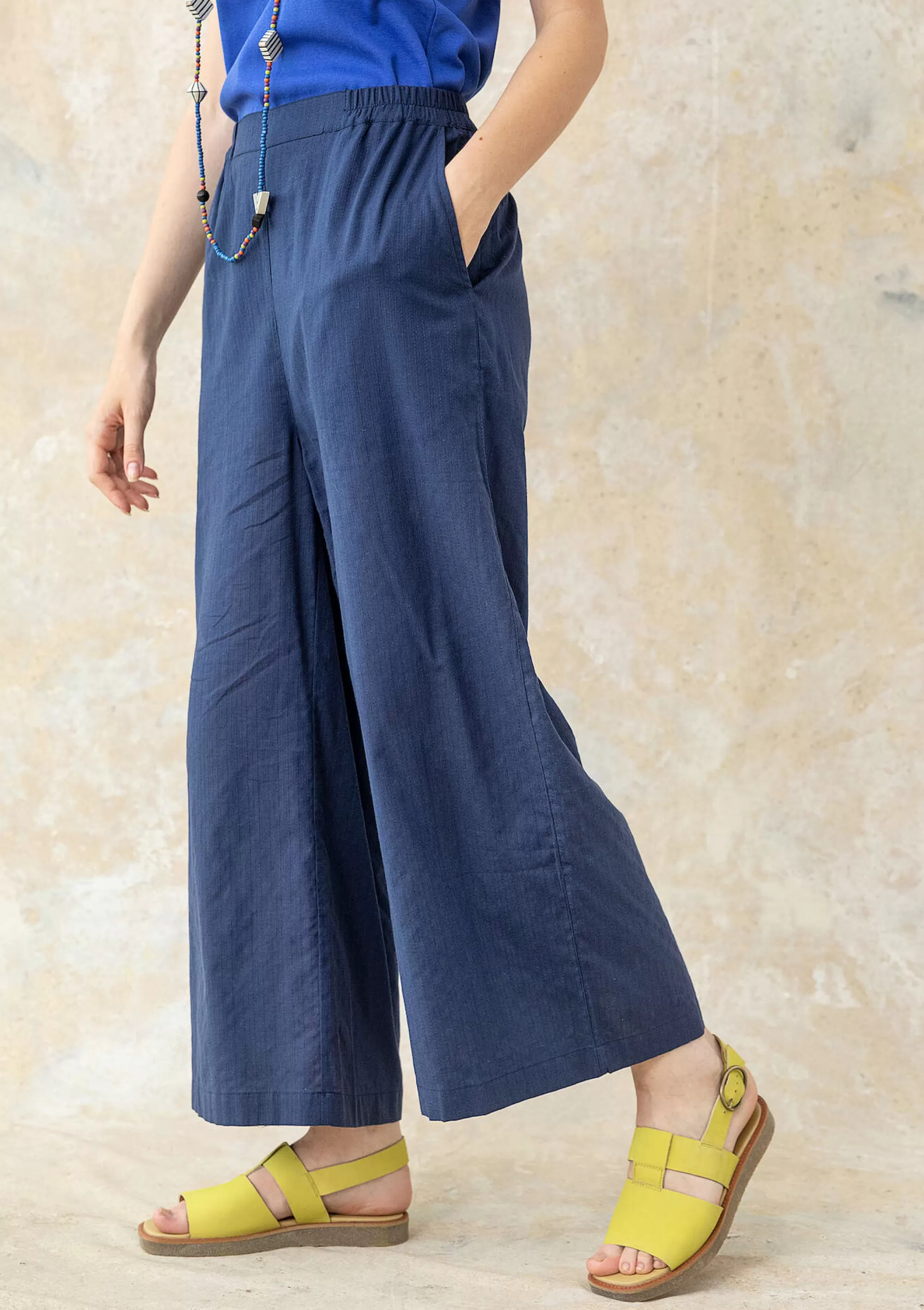 Hosen | Öko-Baumwolle^Gudrun Sjödén Hose Aus Bio-Baumwollgewebe dunkelindigo