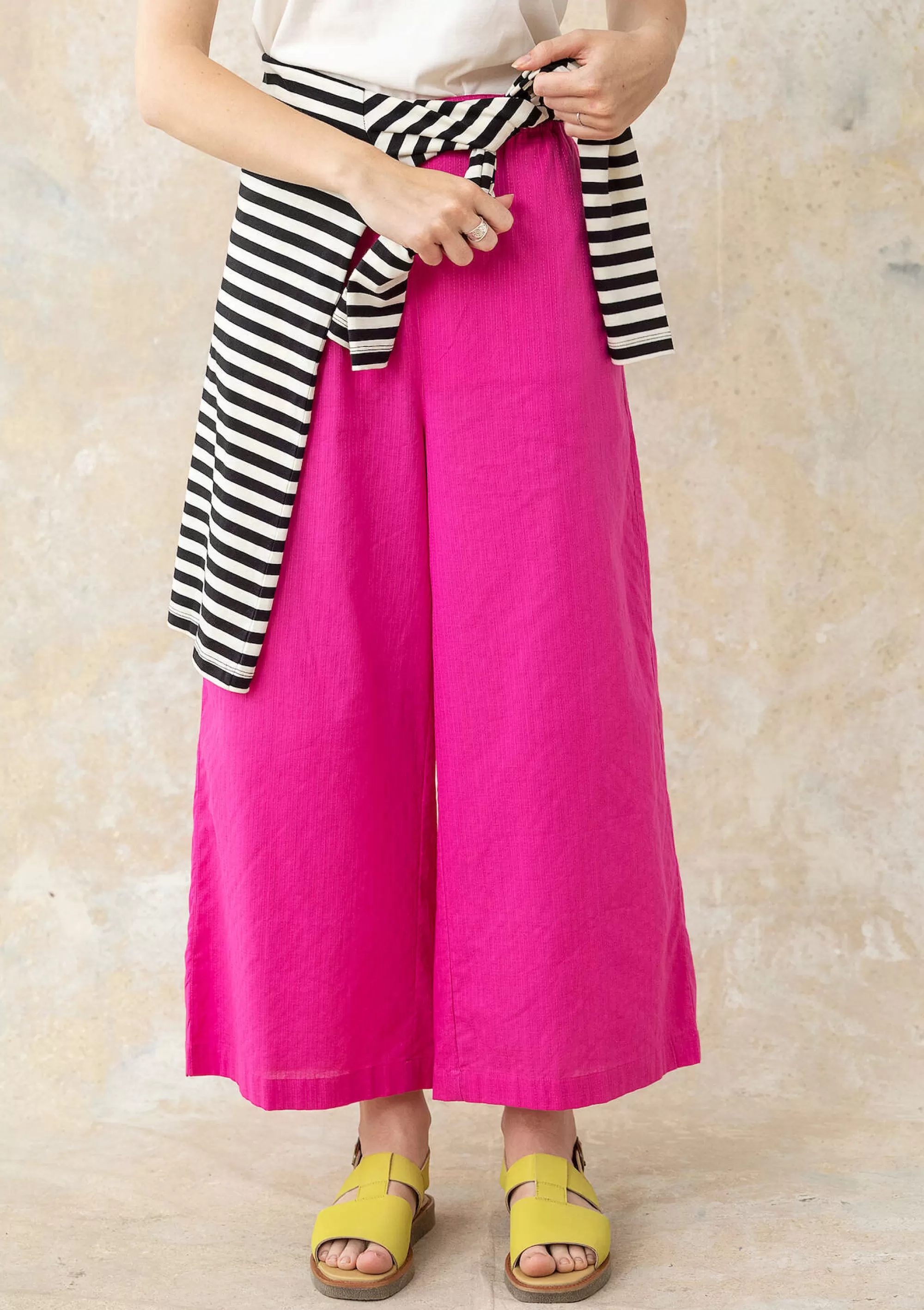 Hosen | Öko-Baumwolle^Gudrun Sjödén Hose Aus Bio-Baumwollgewebe hibiskus