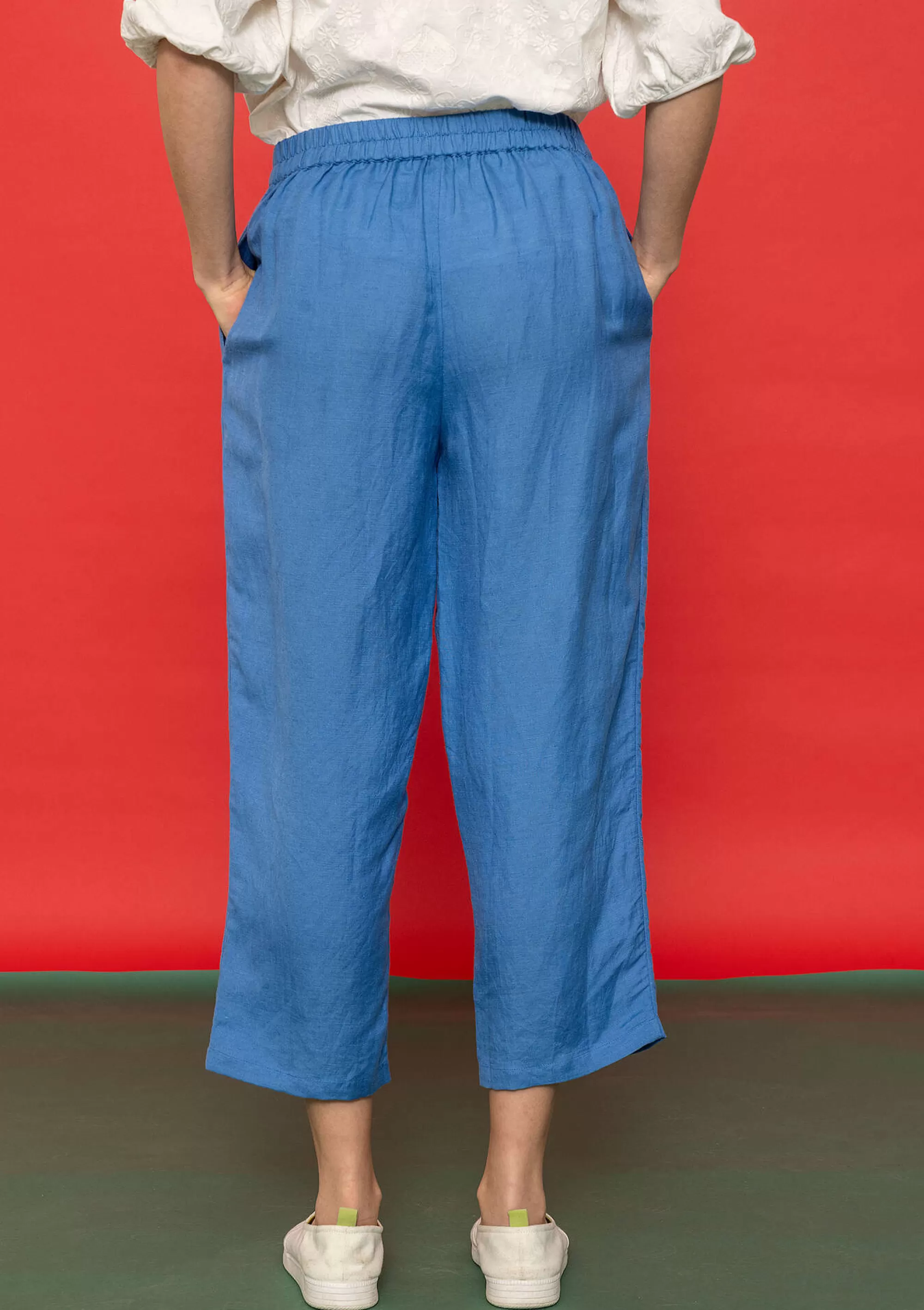 Hosen | Leinenkleidung^Gudrun Sjödén Hose Margit Aus Leinen/Modal-Gewebe eismeerblau