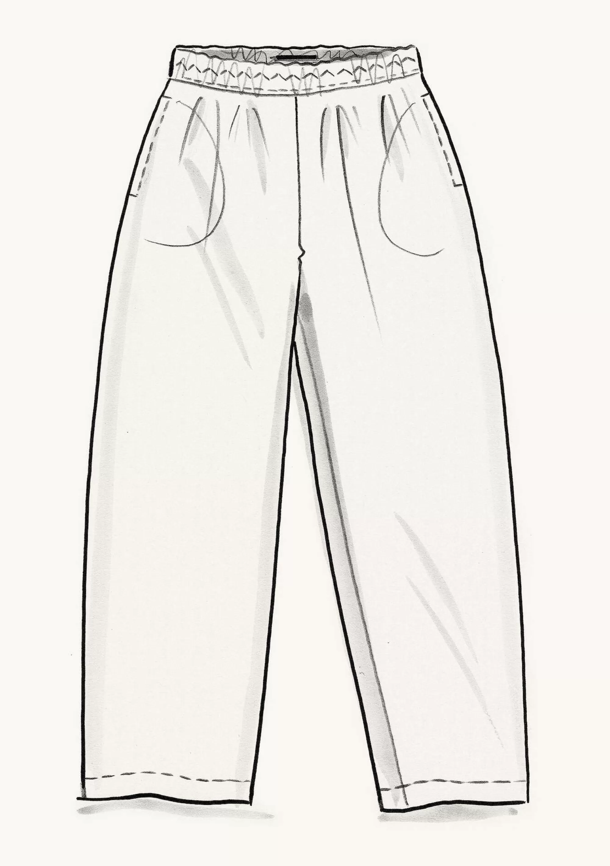 Hosen | Leinenkleidung^Gudrun Sjödén Hose Margit Aus Leinen/Modal-Gewebe papageienrot