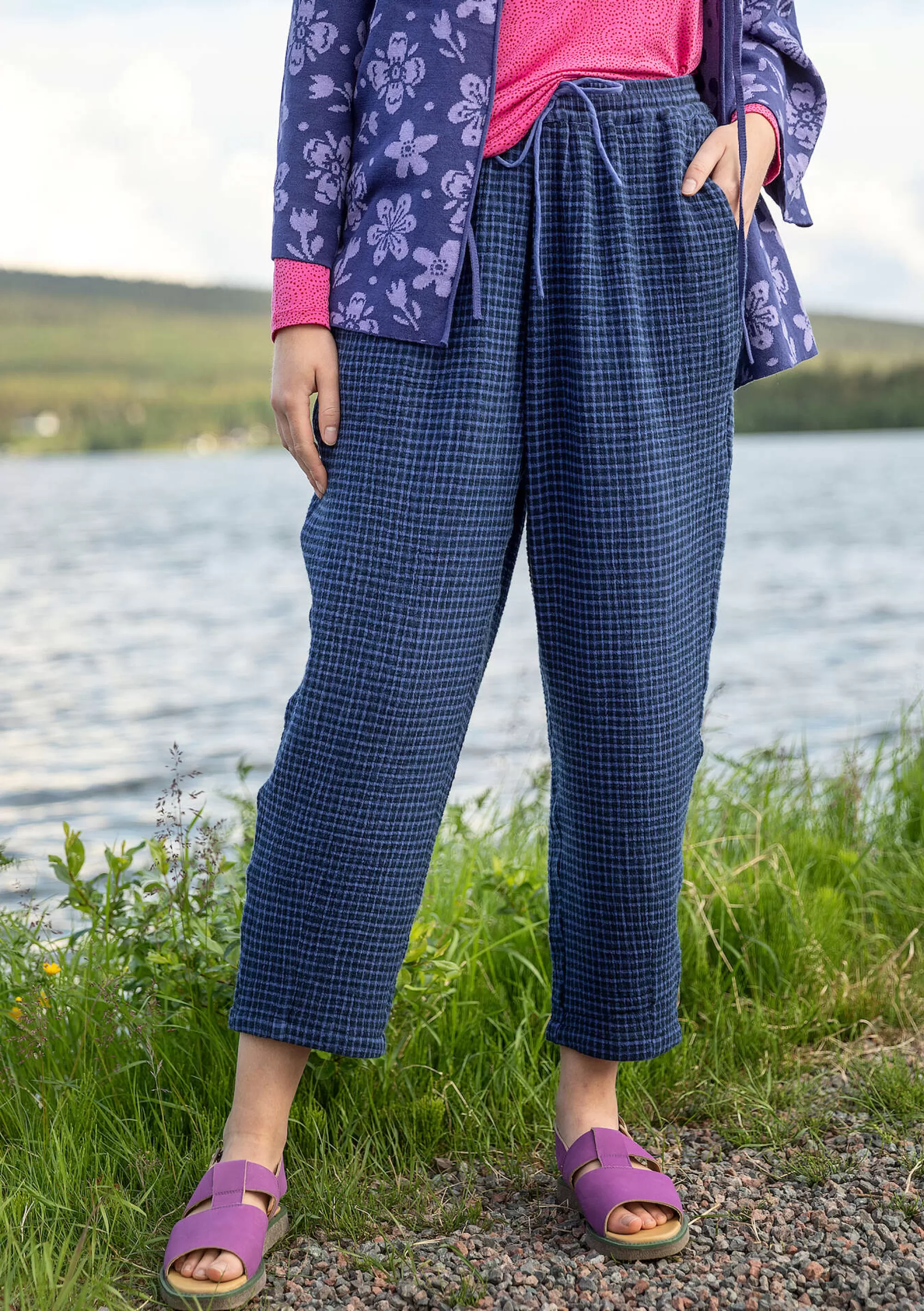 Hosen | Öko-Baumwolle^Gudrun Sjödén Hose Ottilia Aus Bio-Baumwollgewebe veilchen