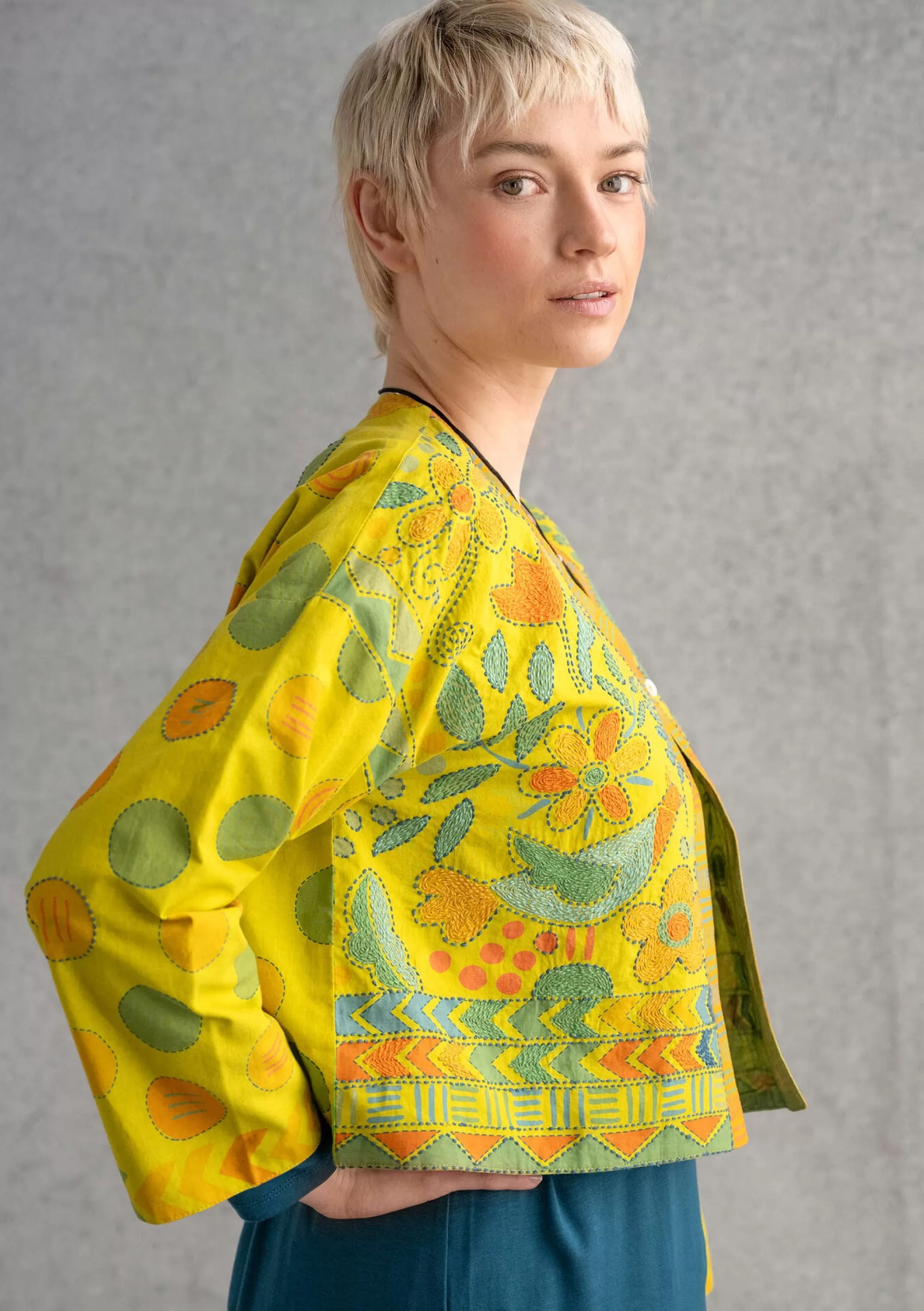 Jacken & Mäntel | Öko-Baumwolle^Gudrun Sjödén Jacke Calcutta Aus Bio-Baumwolle dijonsenf