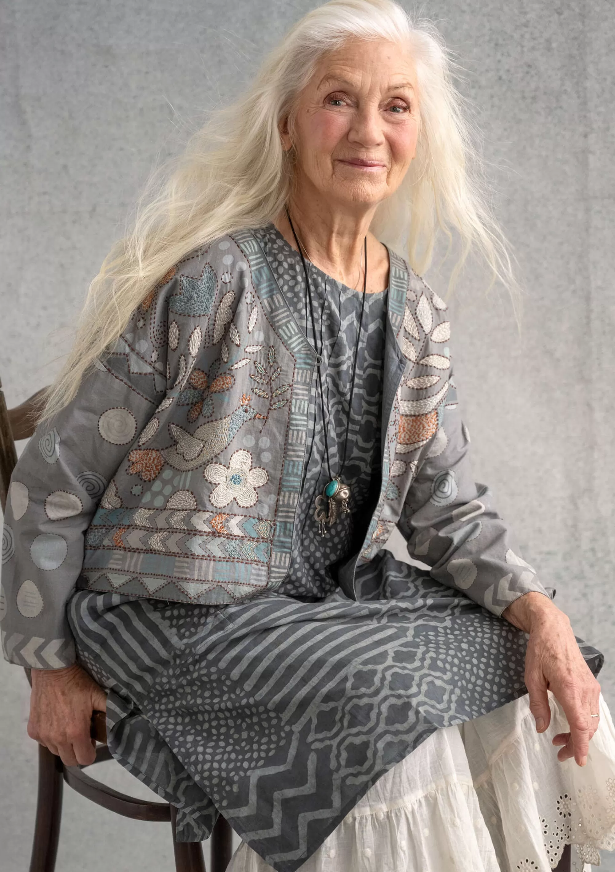Jacken & Mäntel | Öko-Baumwolle^Gudrun Sjödén Jacke Calcutta Aus Bio-Baumwolle grau