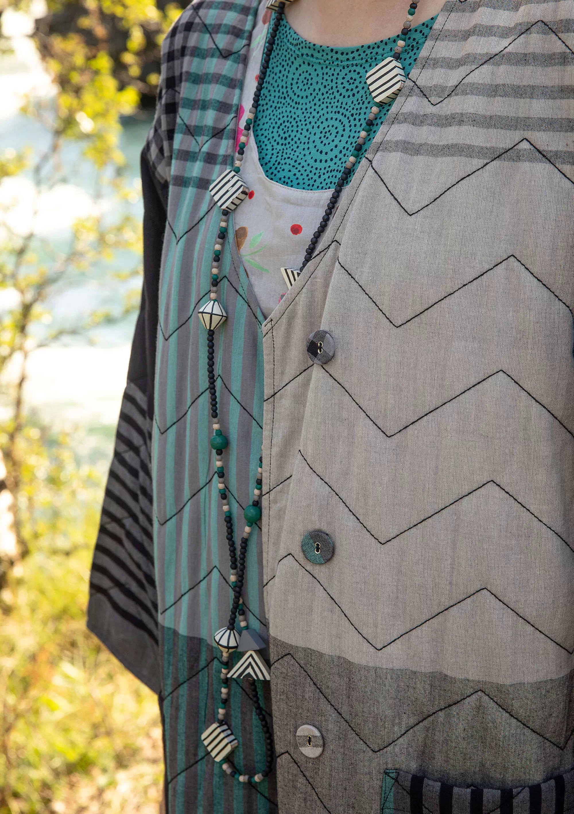 Jacken & Mäntel | Öko-Baumwolle^Gudrun Sjödén Jacke Madras Aus Bio-Baumwolle schwarz