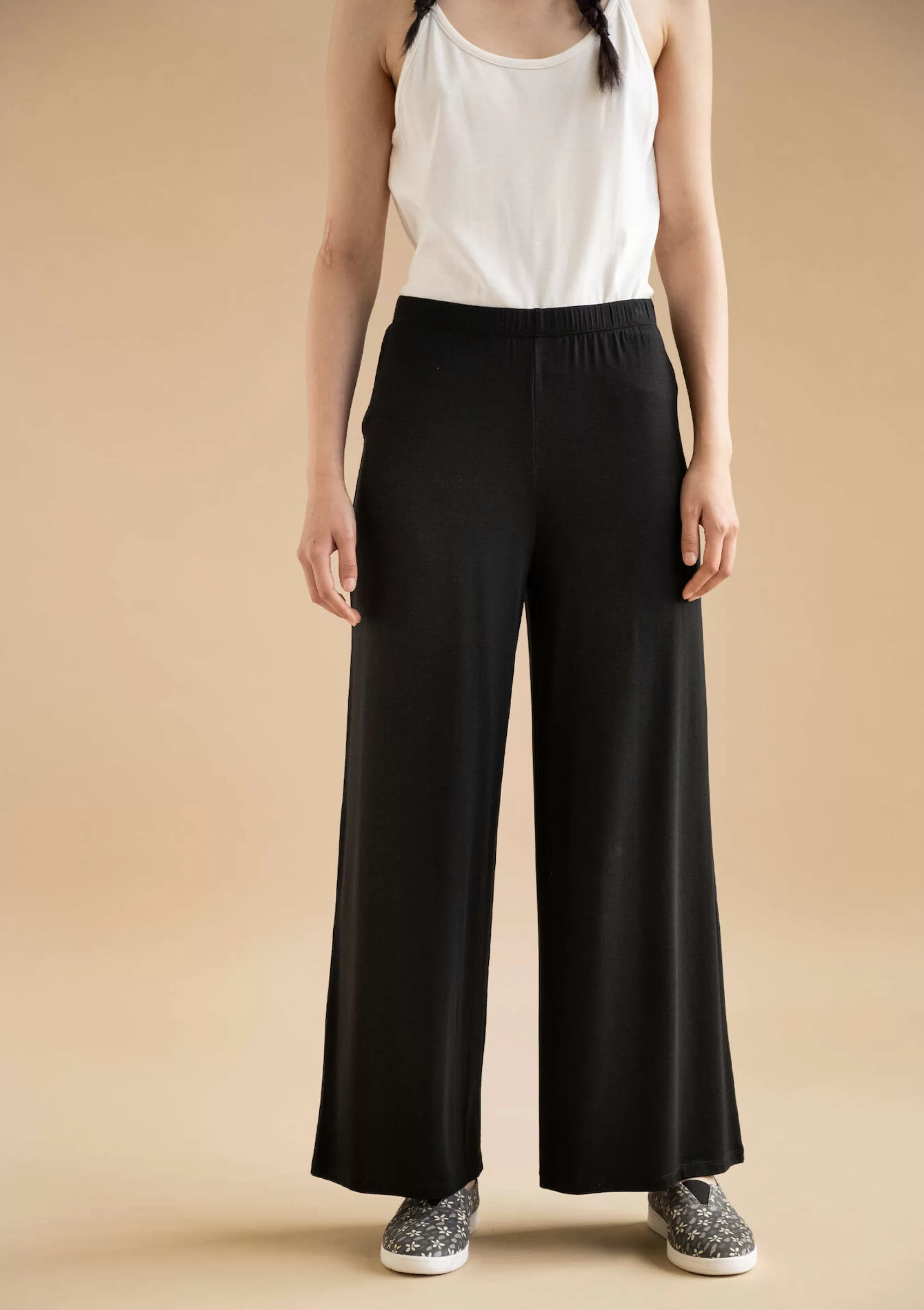 Hosen | Jersey^Gudrun Sjödén Jerseyhose Ada Aus Lyocell/Elasthan schwarz