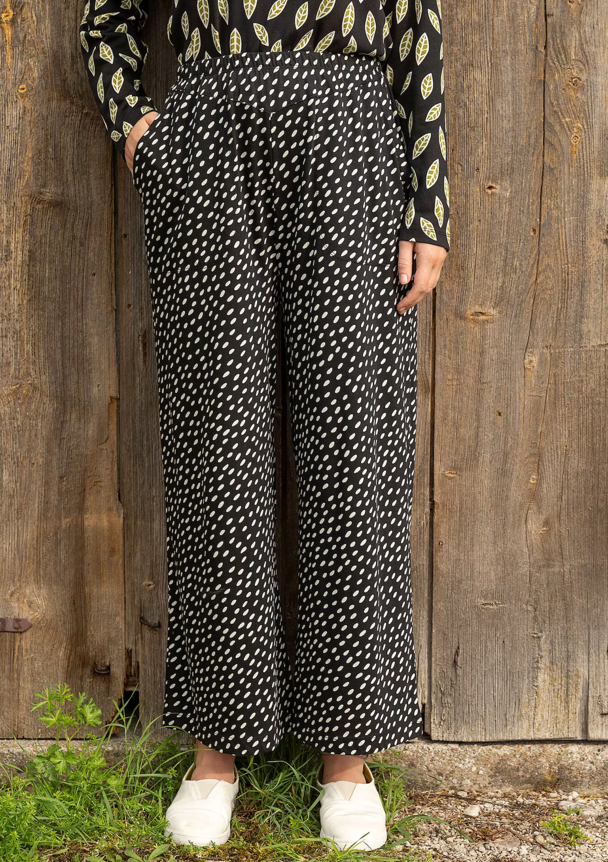 Hosen | Öko-Baumwolle^Gudrun Sjödén Jerseyhose Arholma Aus Bio-Baumwolle/Modal schwarz