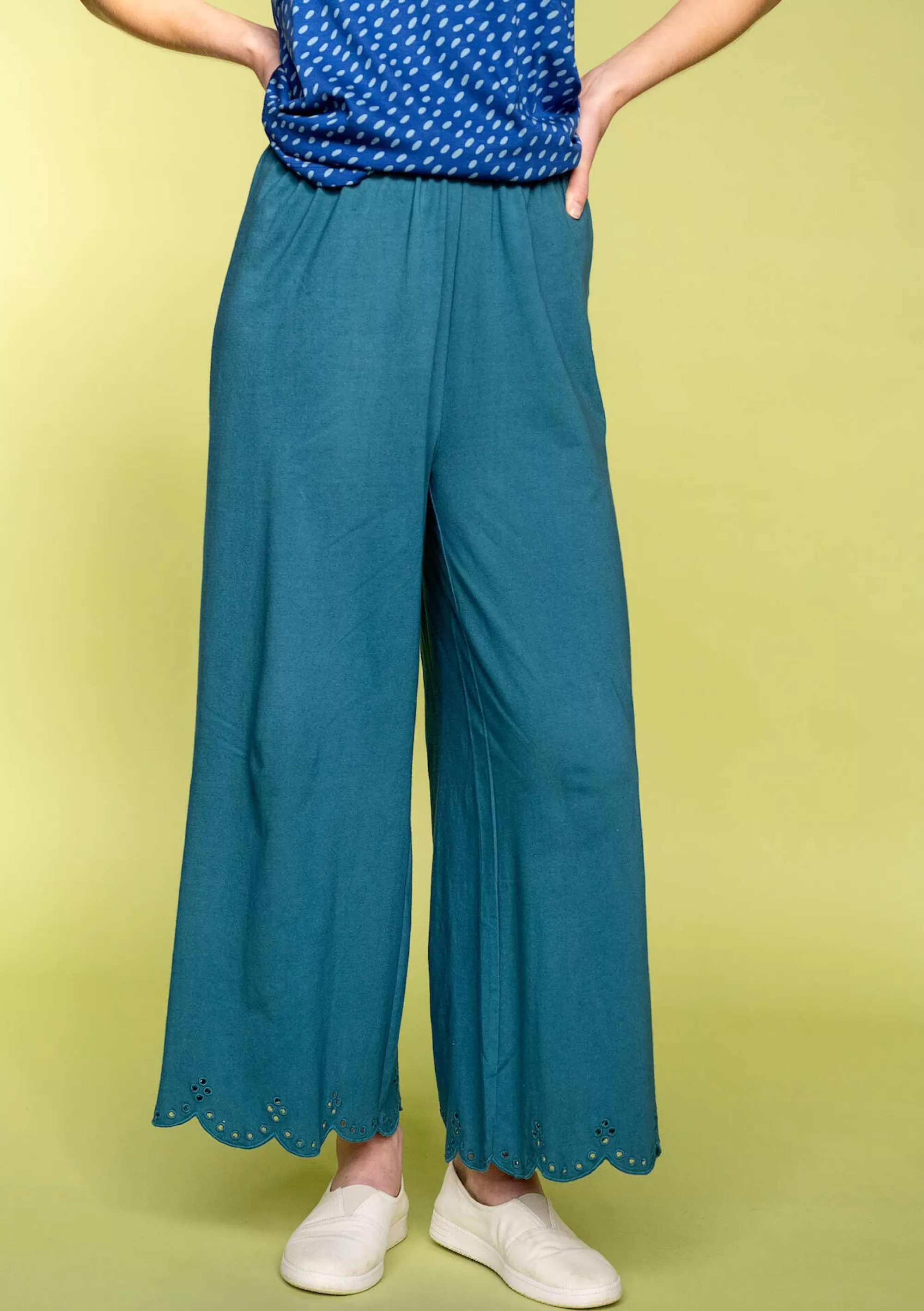Hosen | Jersey^Gudrun Sjödén Jerseyhose Aus Bio-Baumwolle hellpetrol