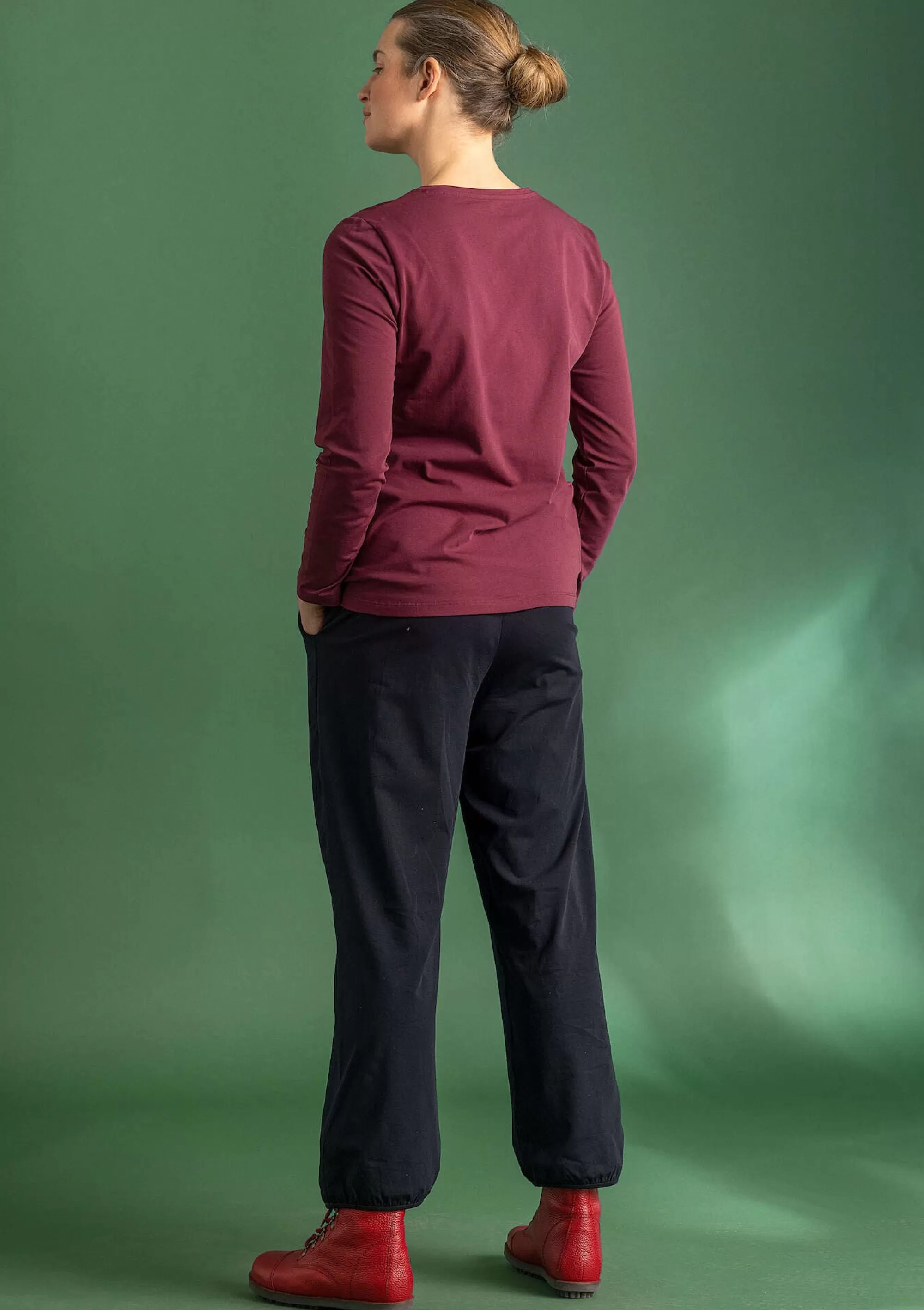 Hosen | Lieblinge aus früheren Kollektionen^Gudrun Sjödén Jerseyhose Stella Aus Bio-Baumwolle/Elasthan schwarz