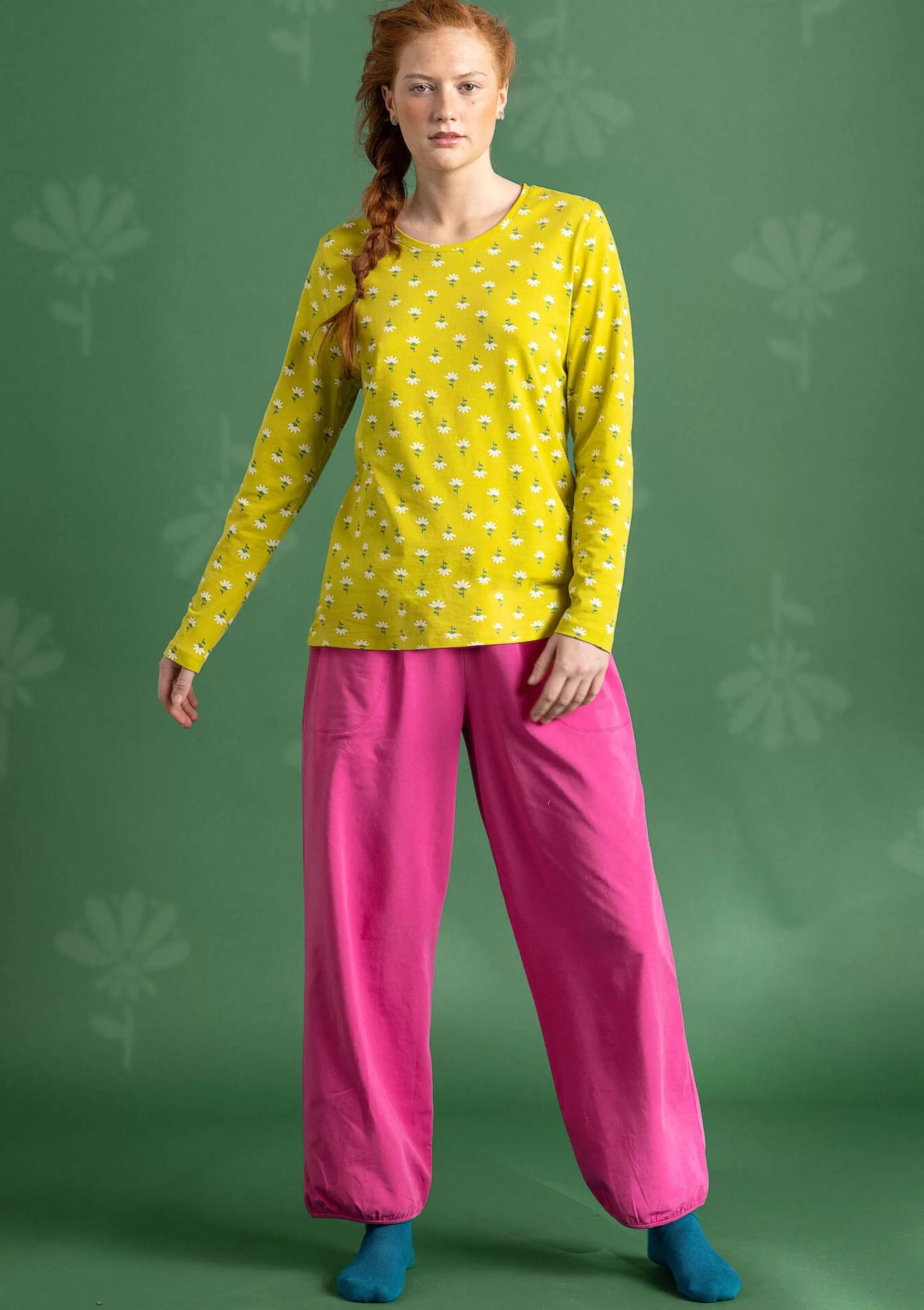 Hosen | Lieblinge aus früheren Kollektionen^Gudrun Sjödén Jerseyhose Stella Aus Bio-Baumwolle/Elasthan dunkelpfingstrose