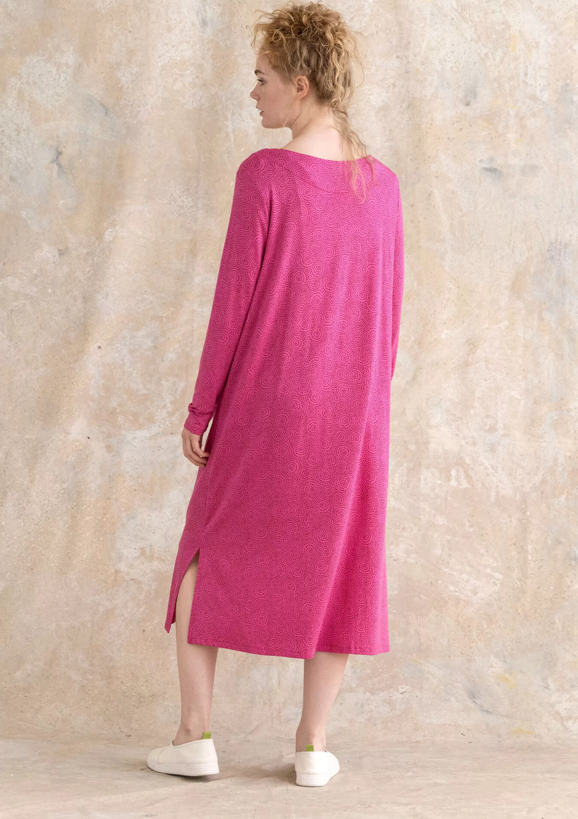 Kleider | Jersey^Gudrun Sjödén Jerseykleid Ada Aus Lyocell/Elasthan hibiskus-gemustert