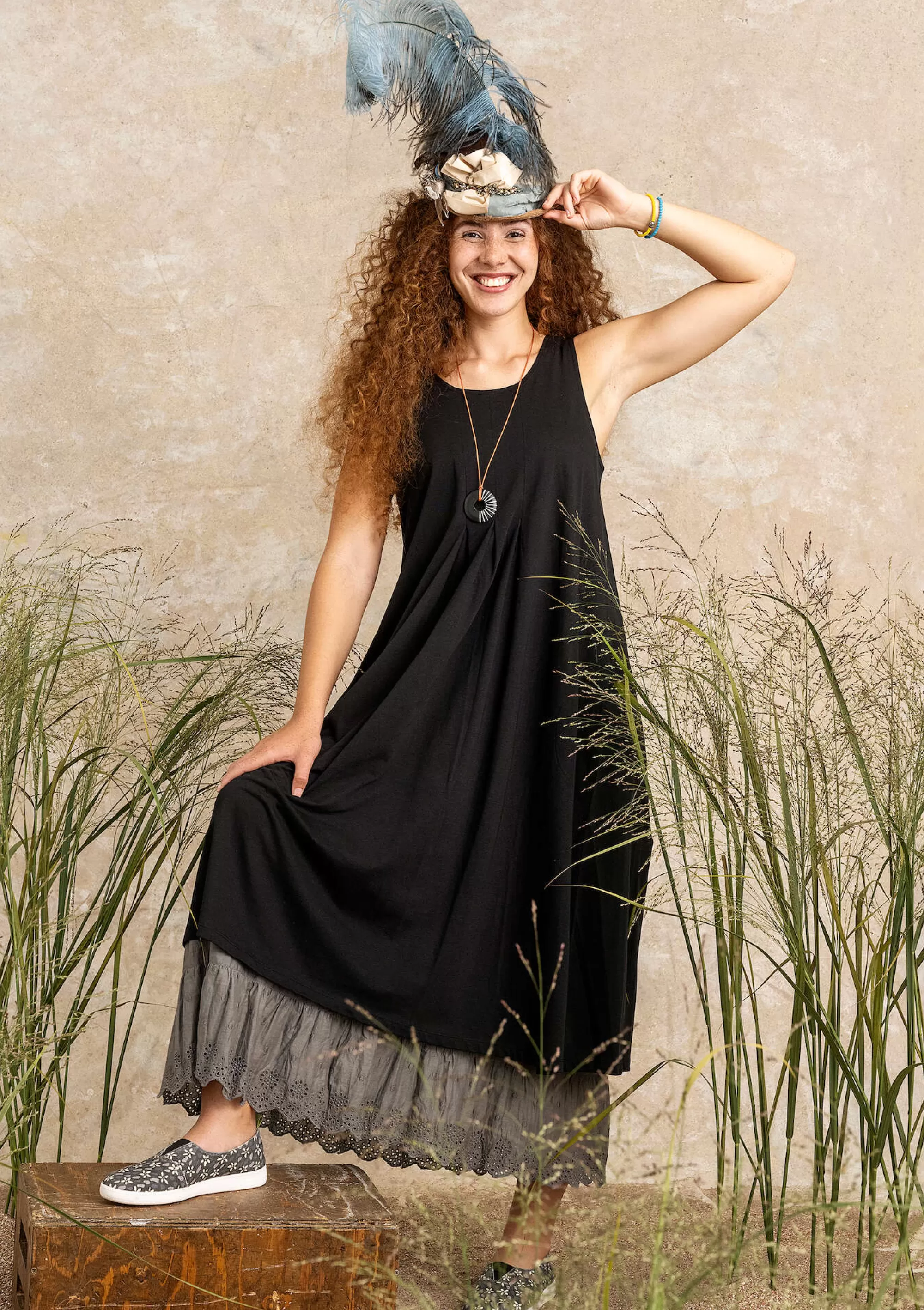 Kleider | Öko-Baumwolle^Gudrun Sjödén Jerseykleid Aus Bio-Baumwolle schwarz