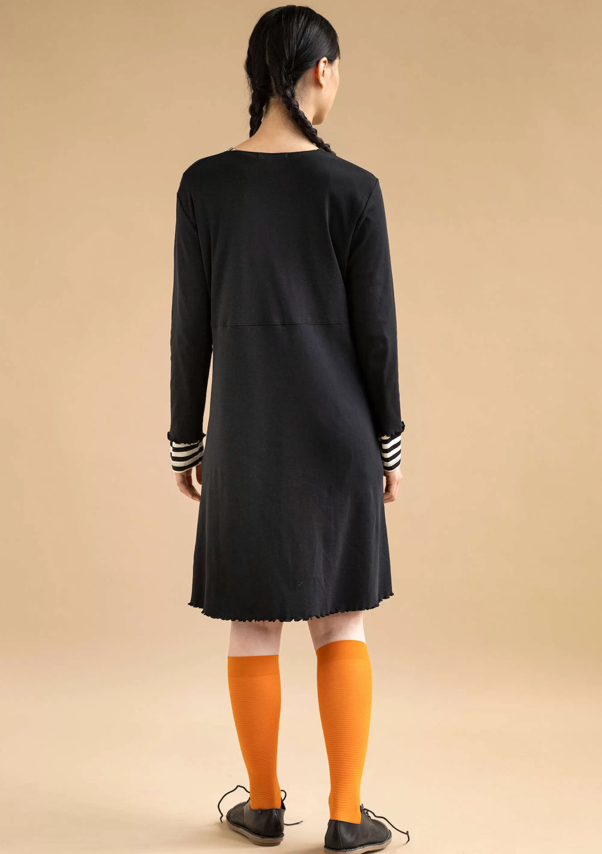 Kleider | Öko-Baumwolle^Gudrun Sjödén Jerseykleid Aus Bio-Baumwolle schwarz