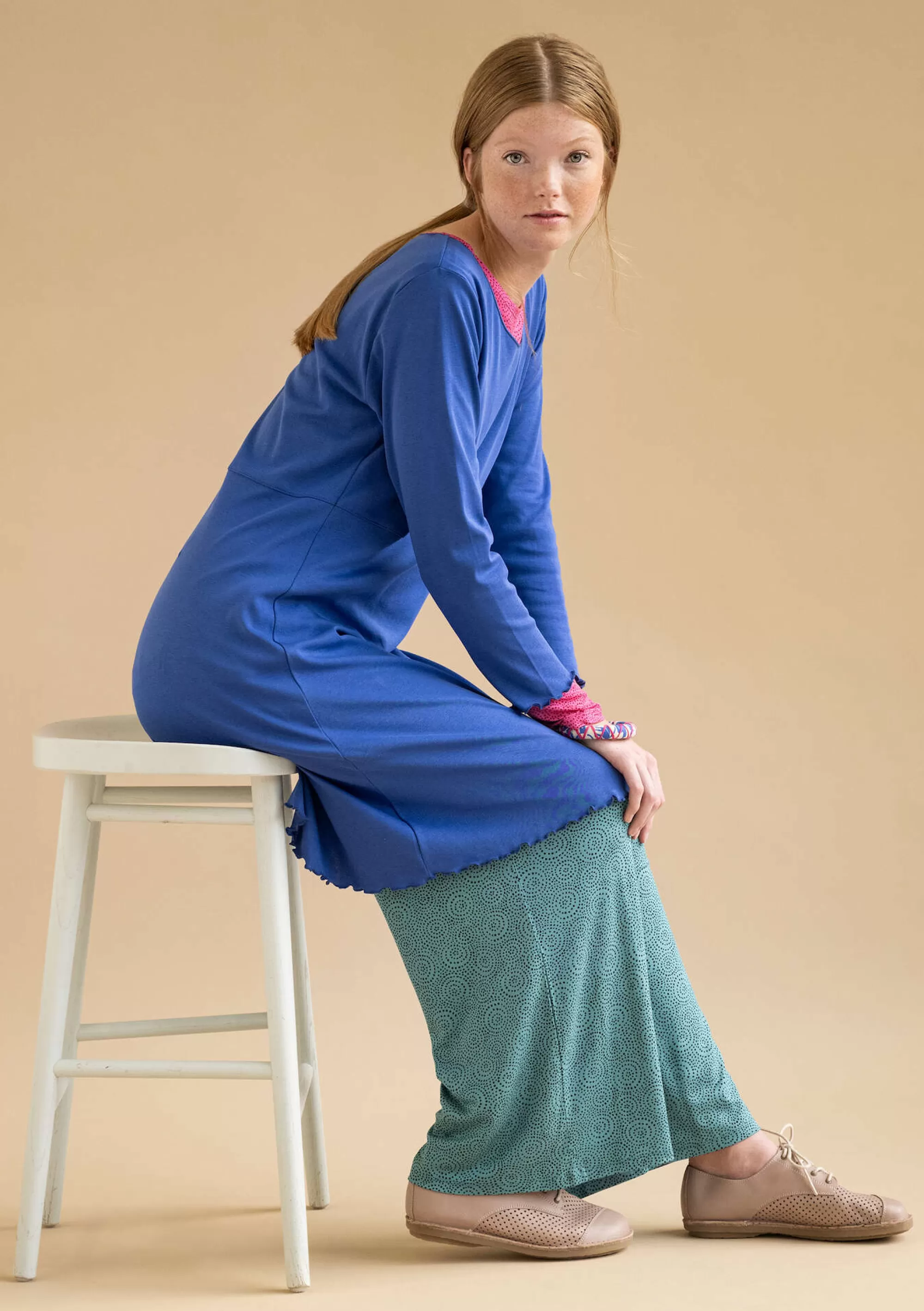 Kleider | Öko-Baumwolle^Gudrun Sjödén Jerseykleid Aus Bio-Baumwolle lupine