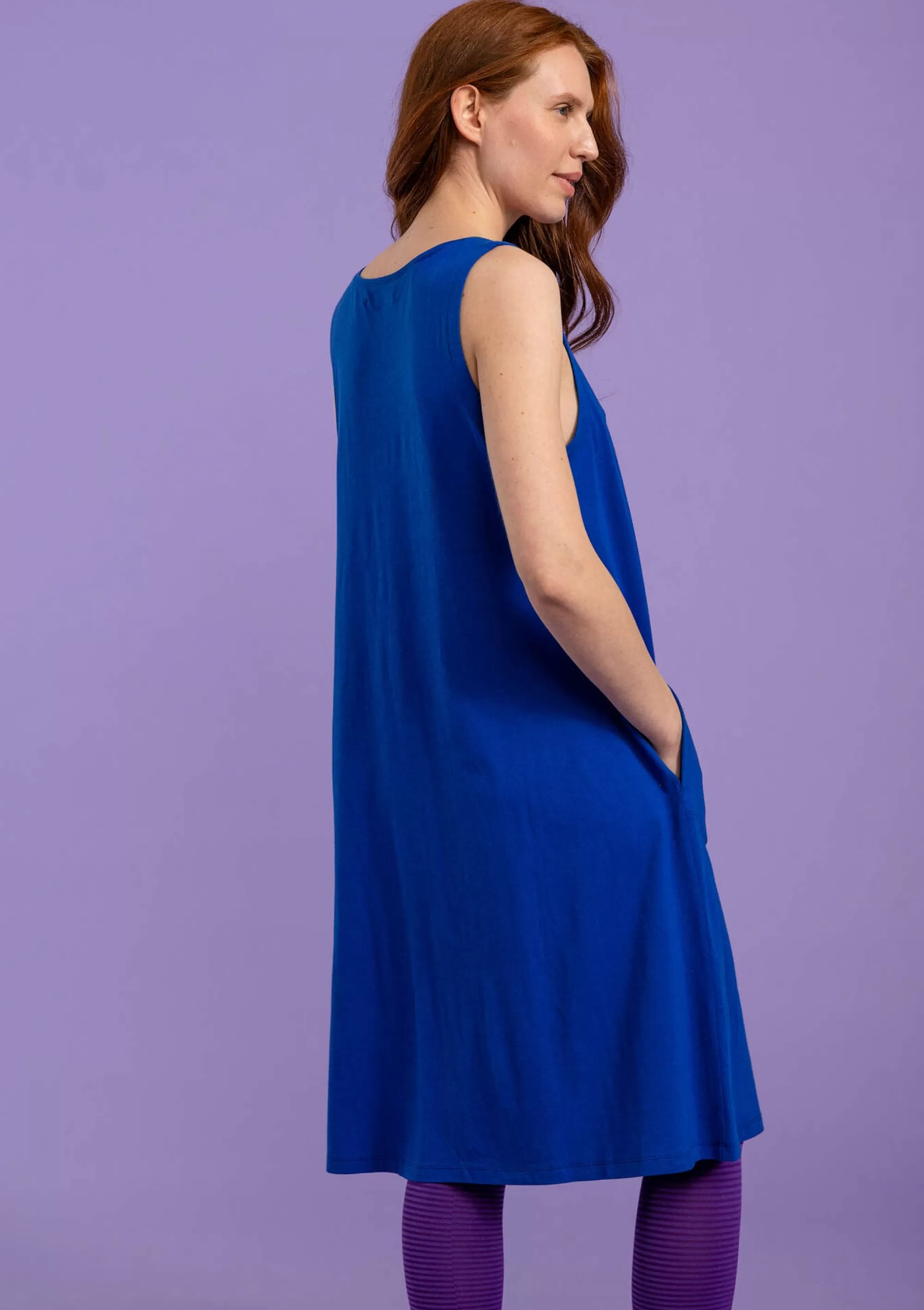 Kleider | Öko-Baumwolle^Gudrun Sjödén Jerseykleid Aus Bio-Baumwolle/Modal tiefblau