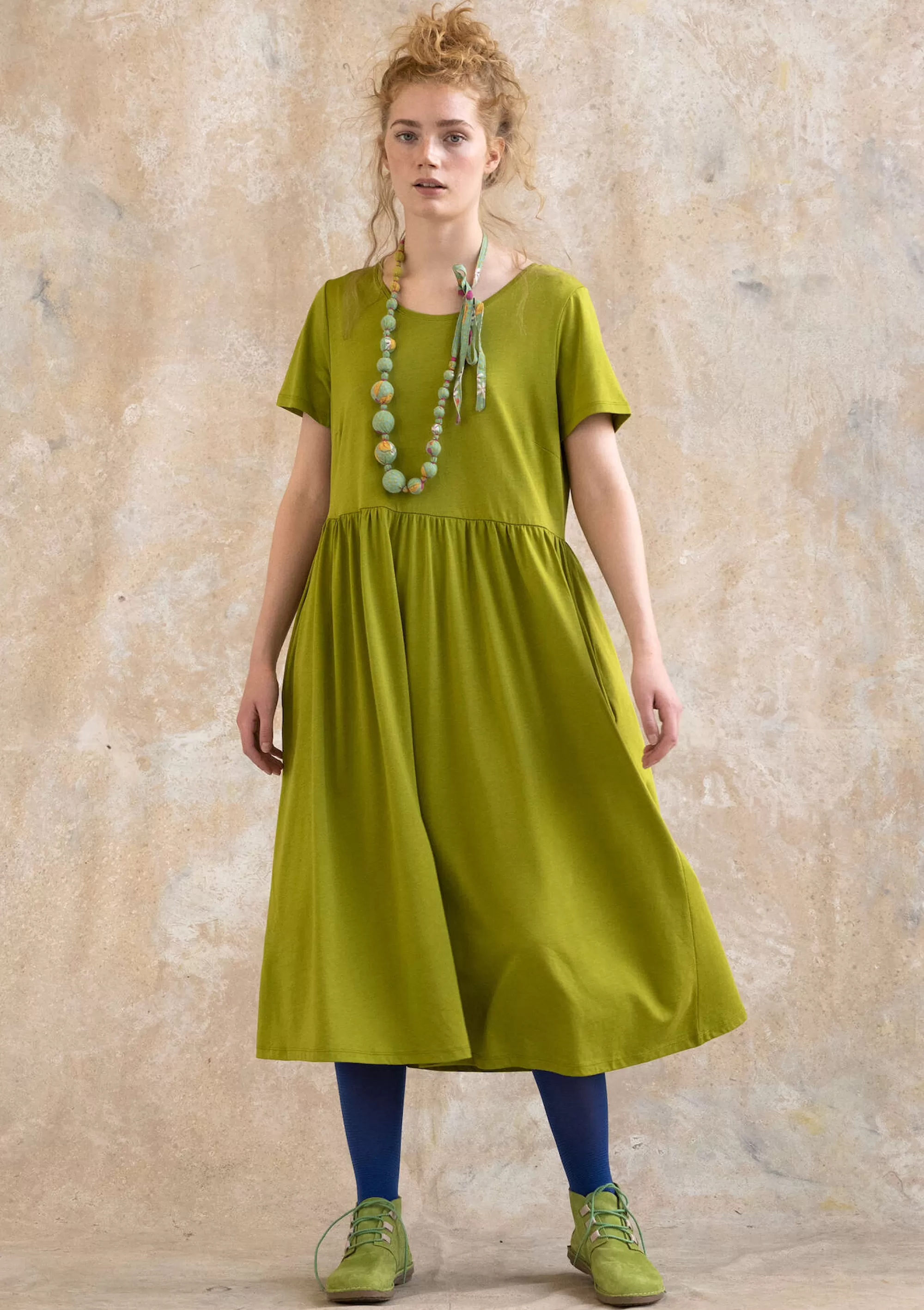 Kleider | Öko-Baumwolle^Gudrun Sjödén Jerseykleid Billie Aus Bio-Baumwolle/Modal hellkräutergrün