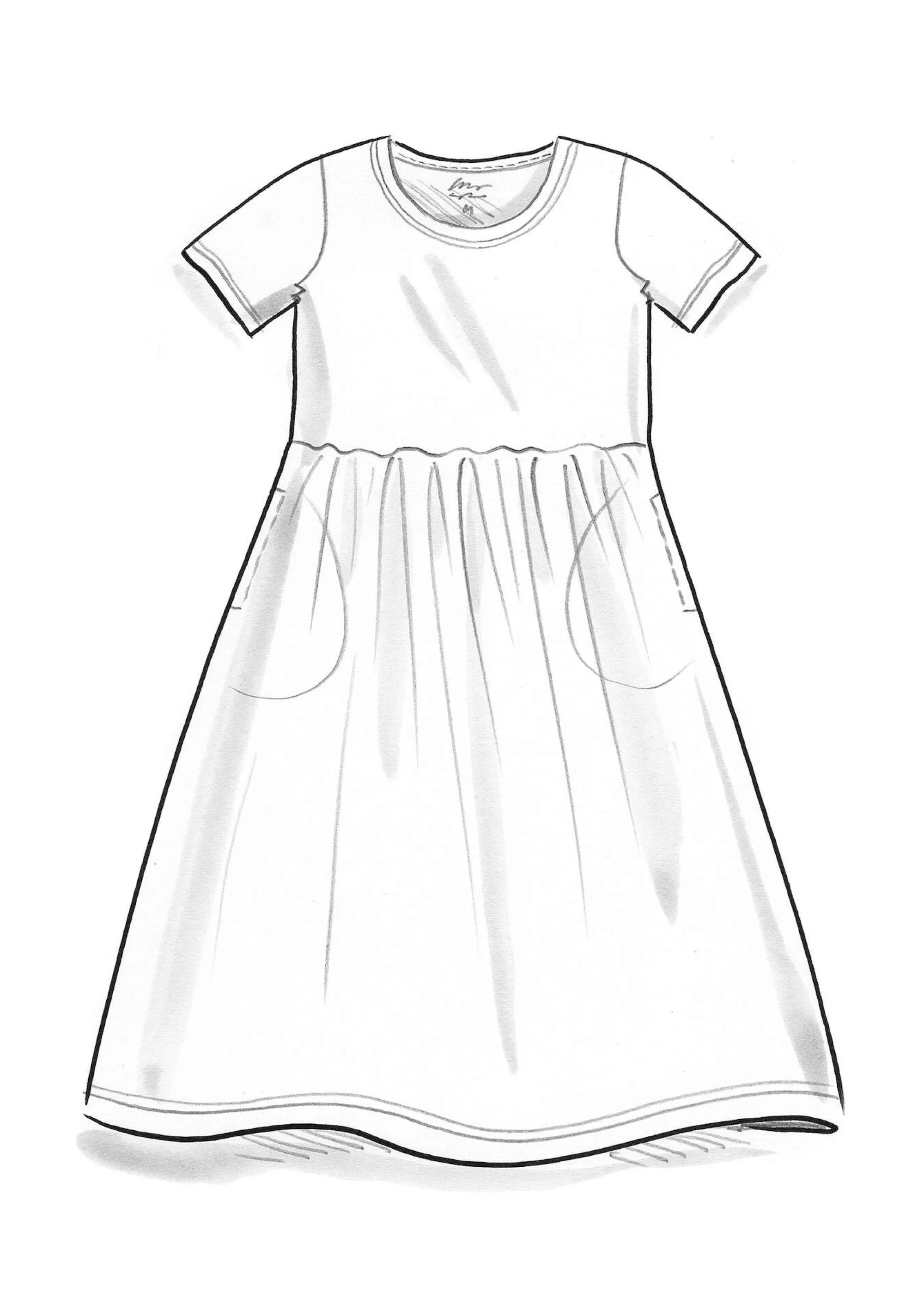 Kleider | Öko-Baumwolle^Gudrun Sjödén Jerseykleid Billie Aus Bio-Baumwolle/Modal hellkräutergrün