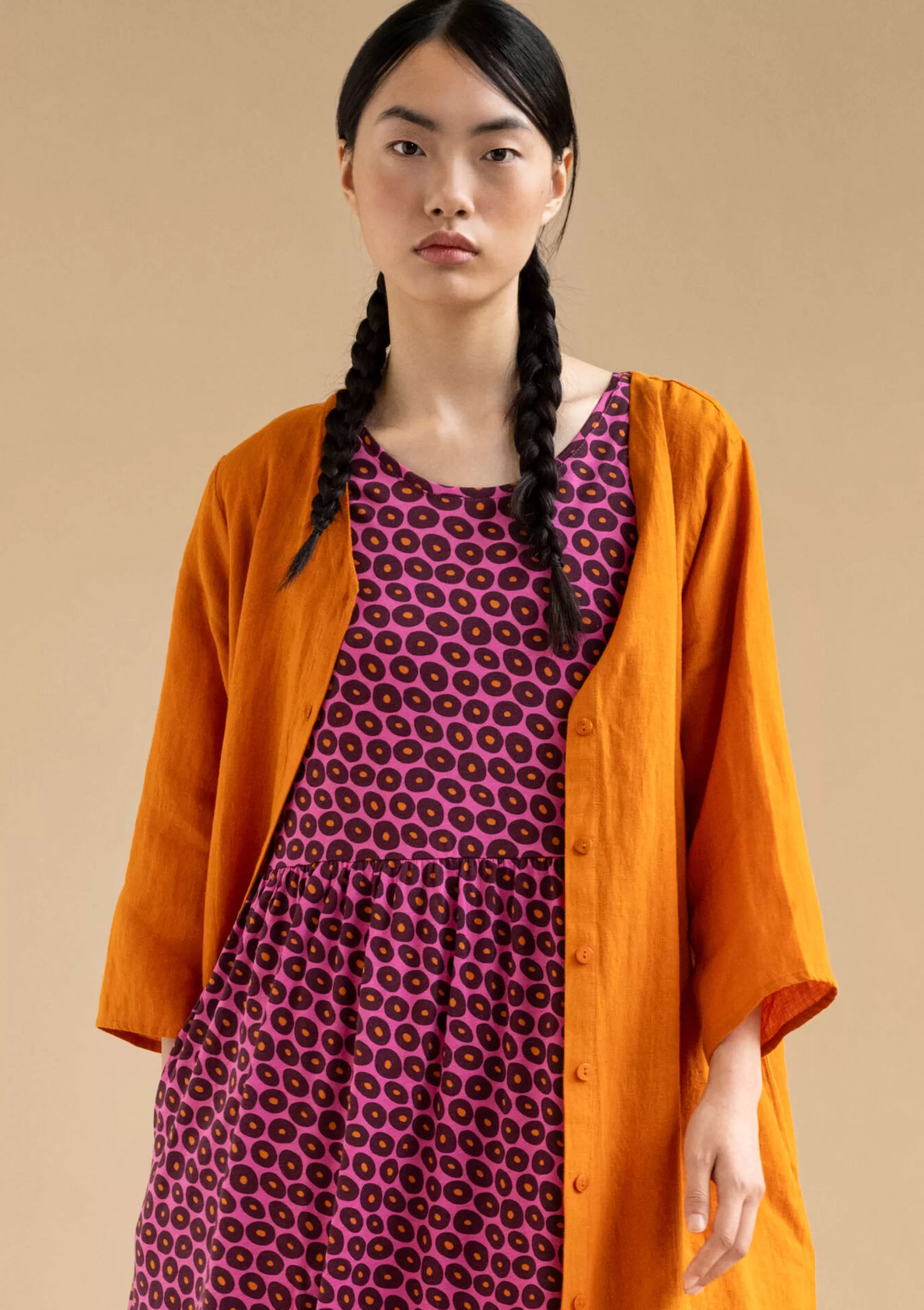 Kleider | Öko-Baumwolle^Gudrun Sjödén Jerseykleid Billie Aus Bio-Baumwolle/Modal hibiskus-gemustert
