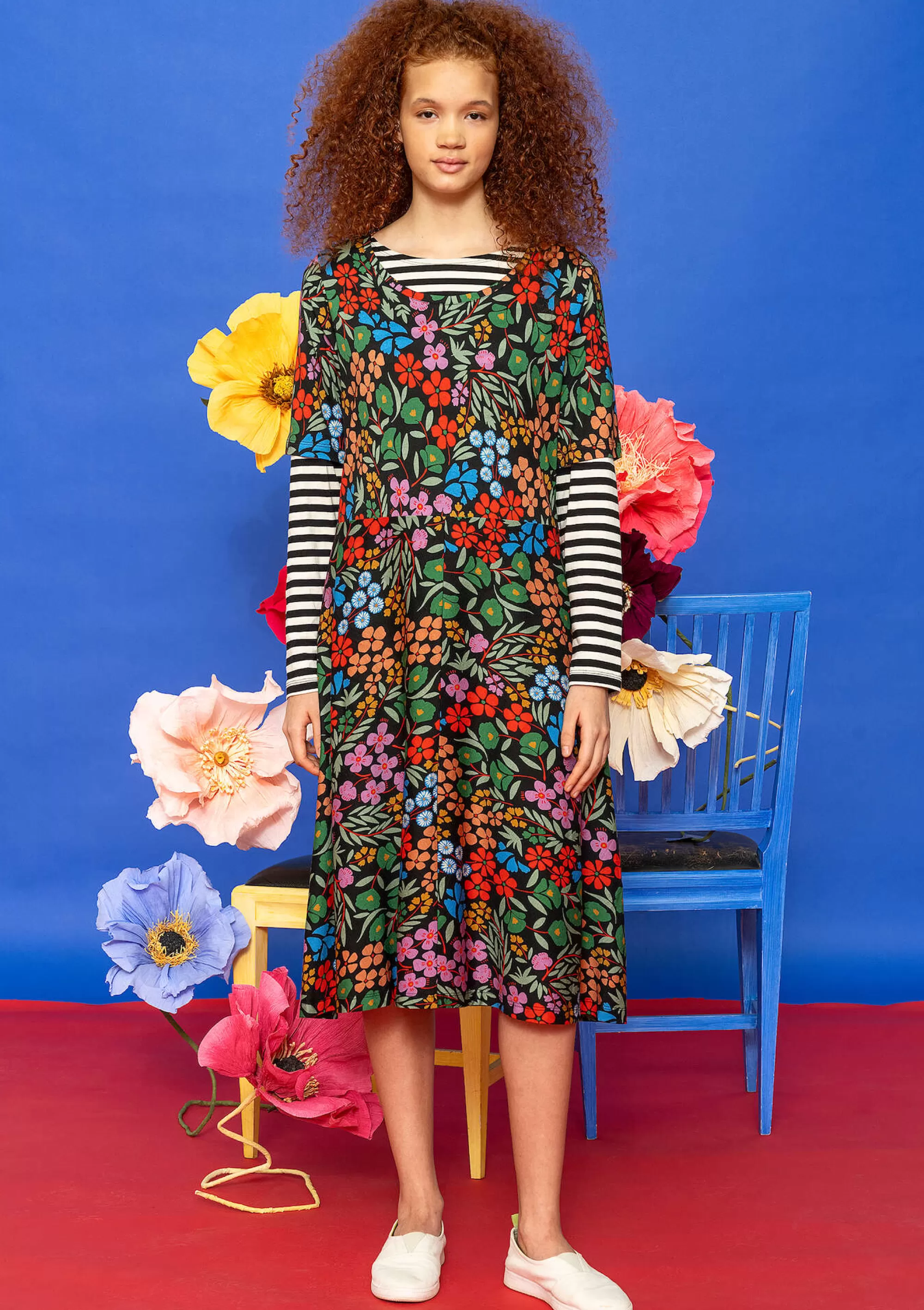 Kleider | Jersey^Gudrun Sjödén Jerseykleid Ingrid Aus Bio-Baumwolle/Modal schwarz