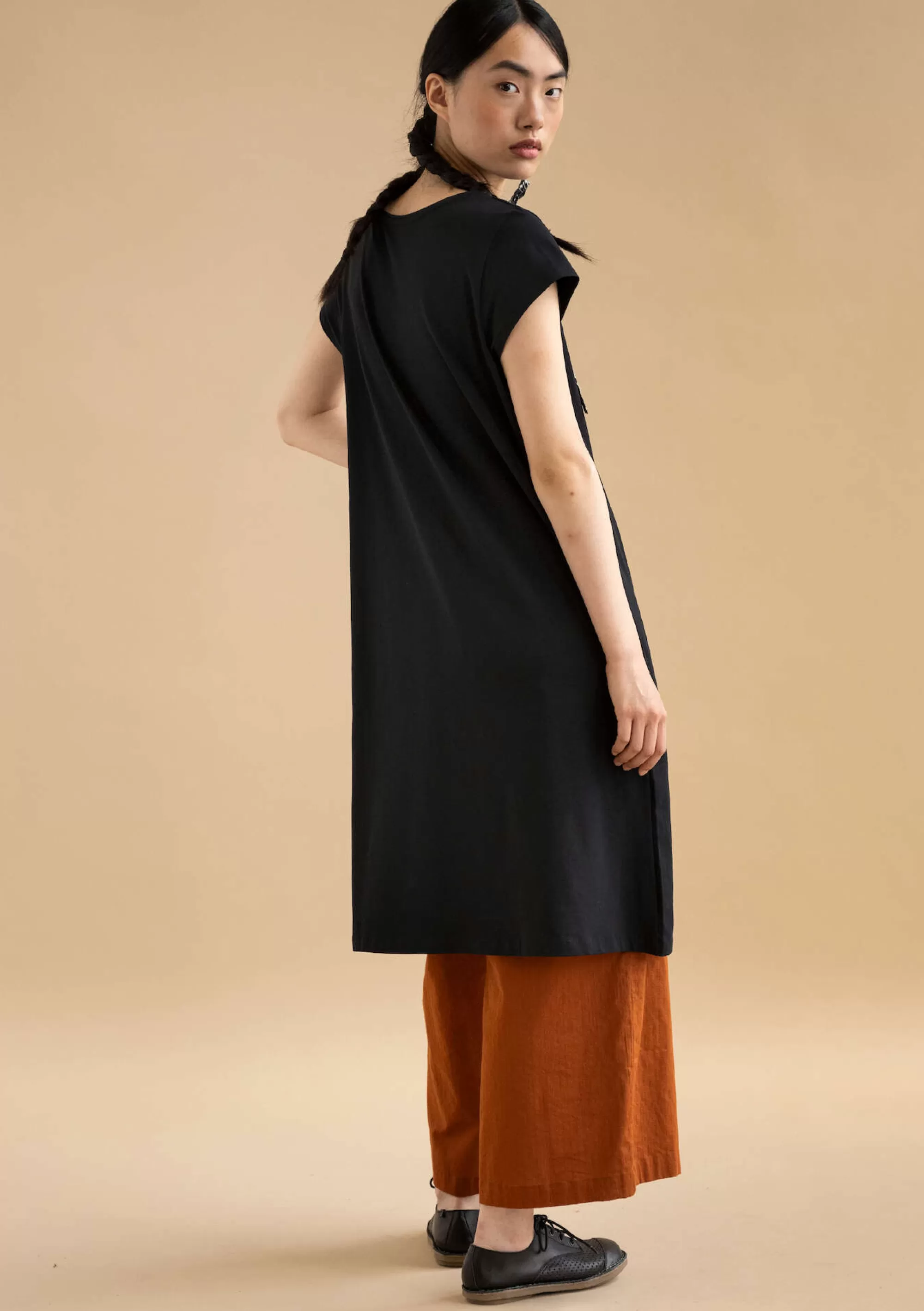 Kleider | Jersey^Gudrun Sjödén Jerseykleid Jane Aus Bio-Baumwolle/Elasthan schwarz