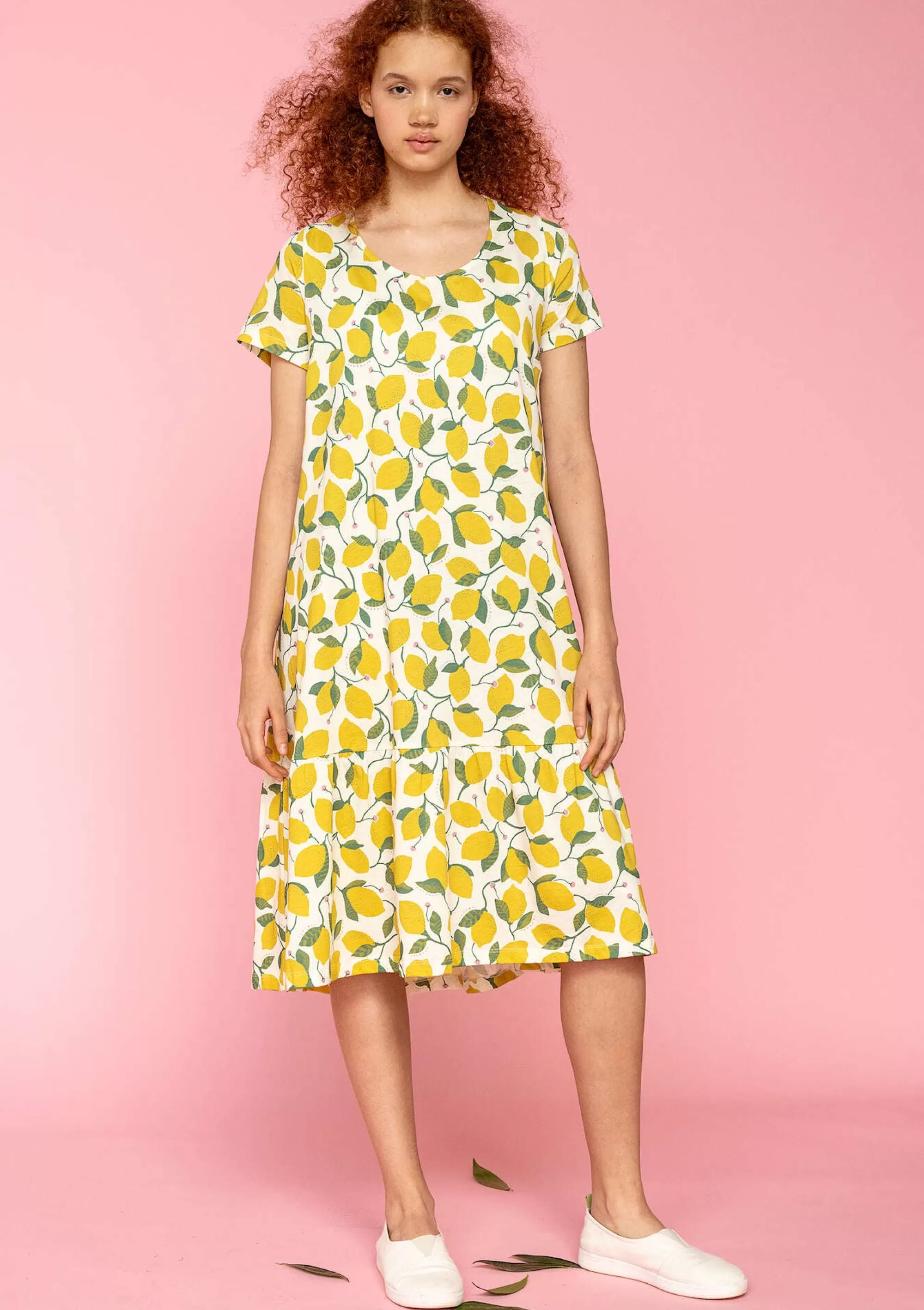 Kleider | Öko-Baumwolle^Gudrun Sjödén Jerseykleid Luisa Aus Bio-Baumwolle ungebleicht