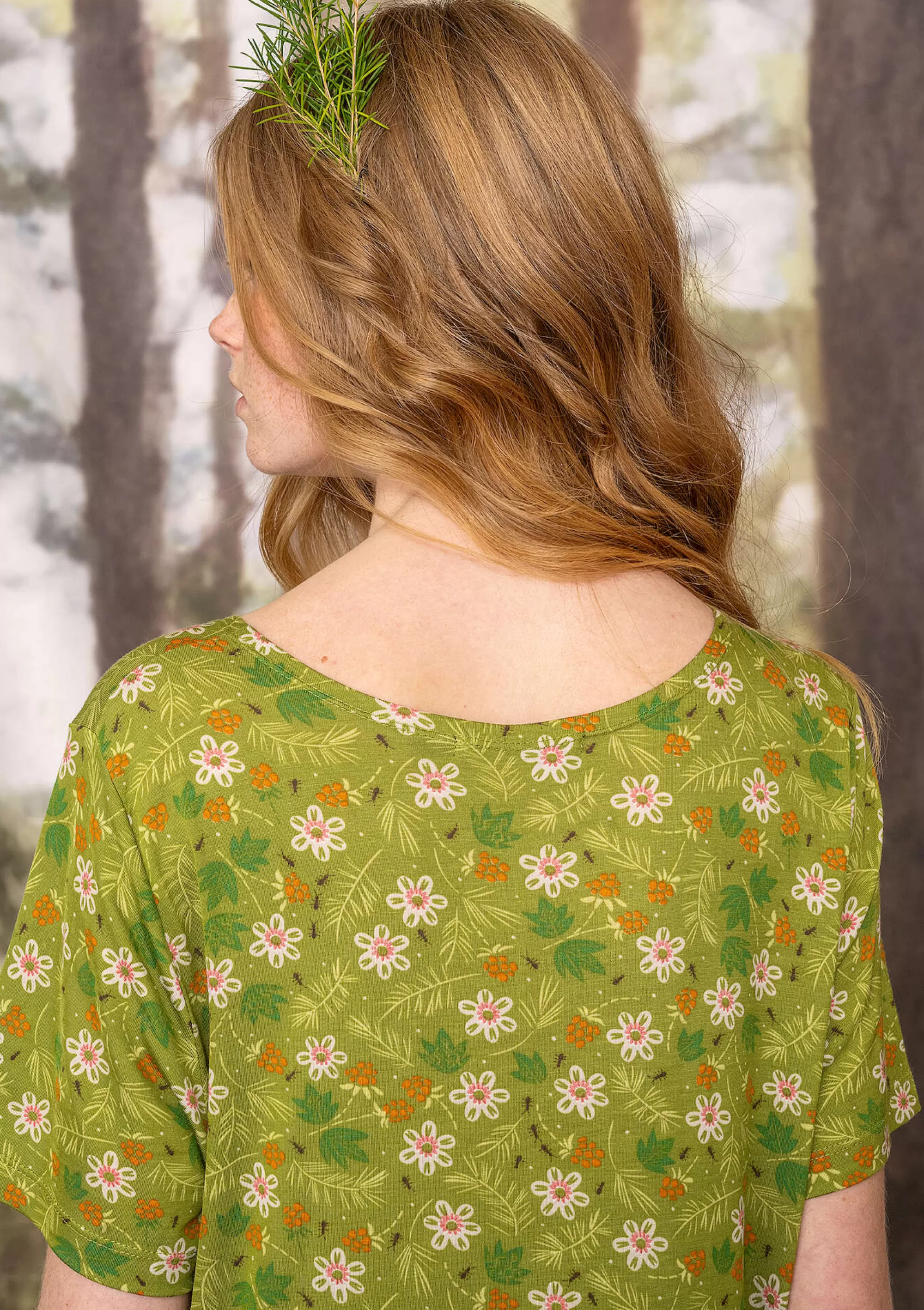 Kleider | Jersey^Gudrun Sjödén Jerseykleid Myren Aus Modal avocado