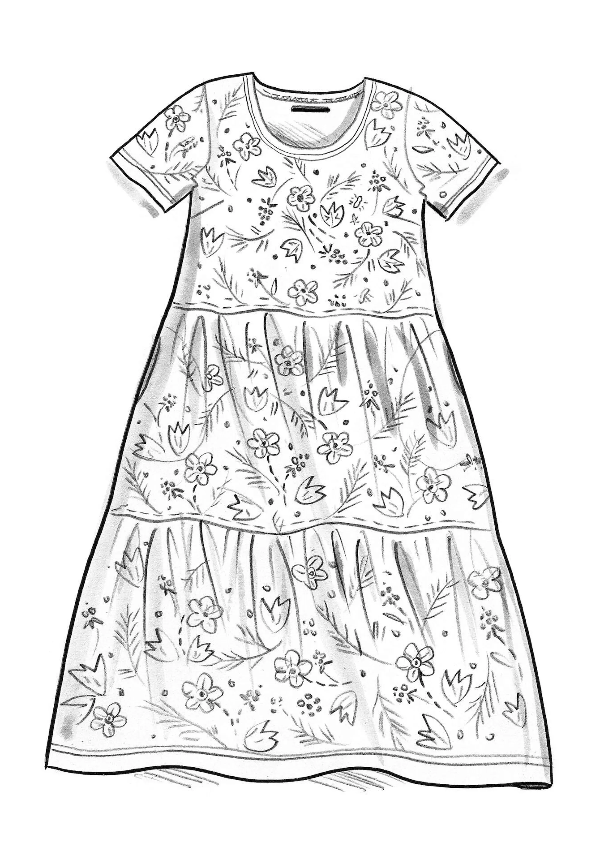 Kleider | Jersey^Gudrun Sjödén Jerseykleid Myren Aus Modal schwarz