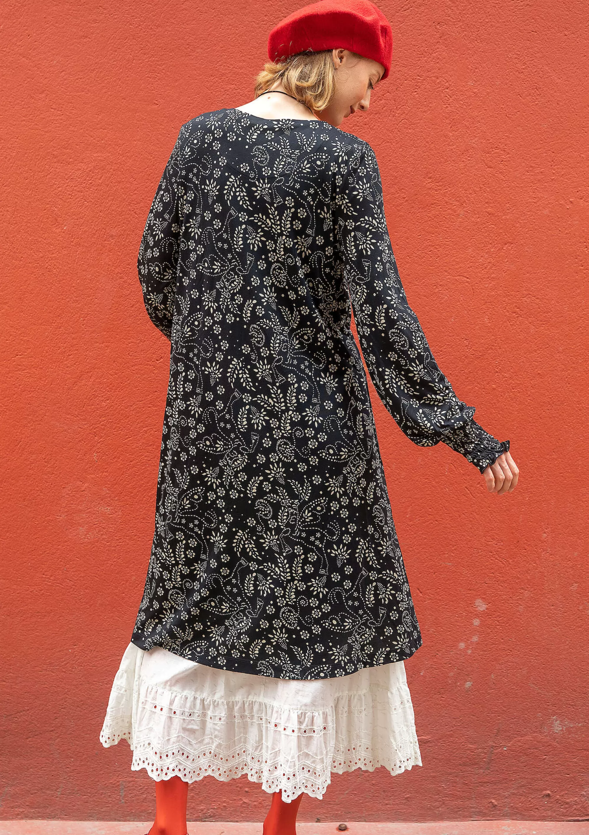 Kleider | Kleider im Hippie-Stil^Gudrun Sjödén Jerseykleid Pegasus Aus Modal schwarz