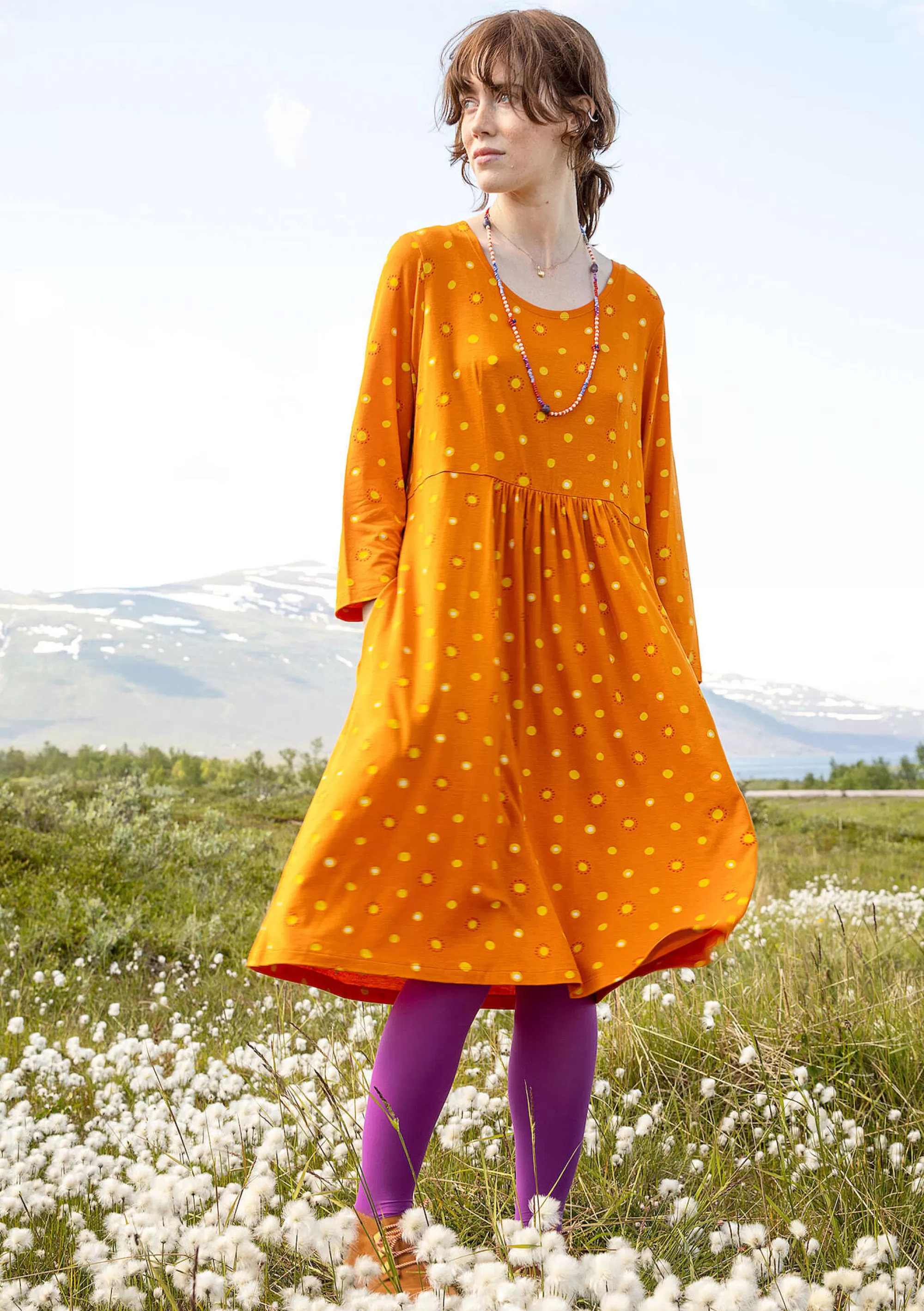 Kleider | Jersey^Gudrun Sjödén Jerseykleid Pencil Aus Lyocell/Elasthan masala