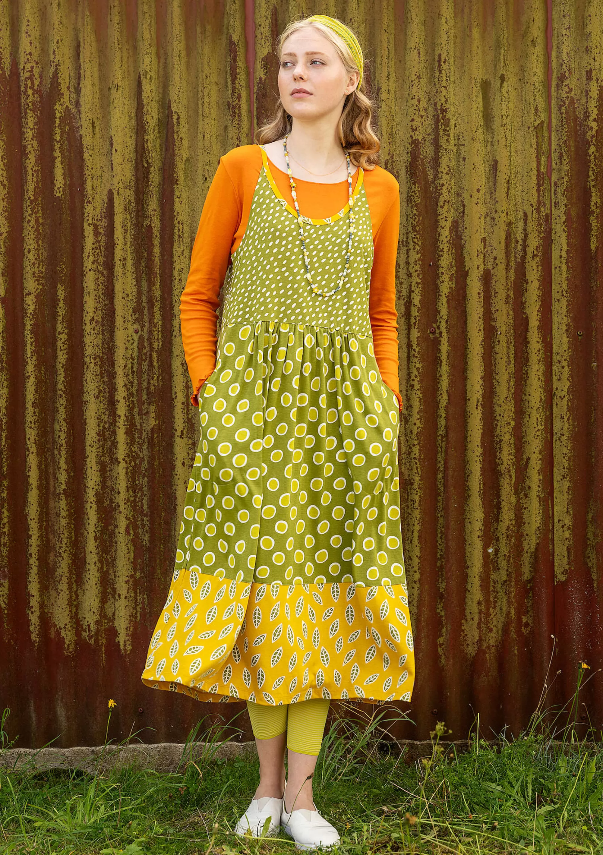Kleider | Öko-Baumwolle^Gudrun Sjödén Jerseykleid Singö Aus Bio-Baumwolle/Modal hellkräutergrün