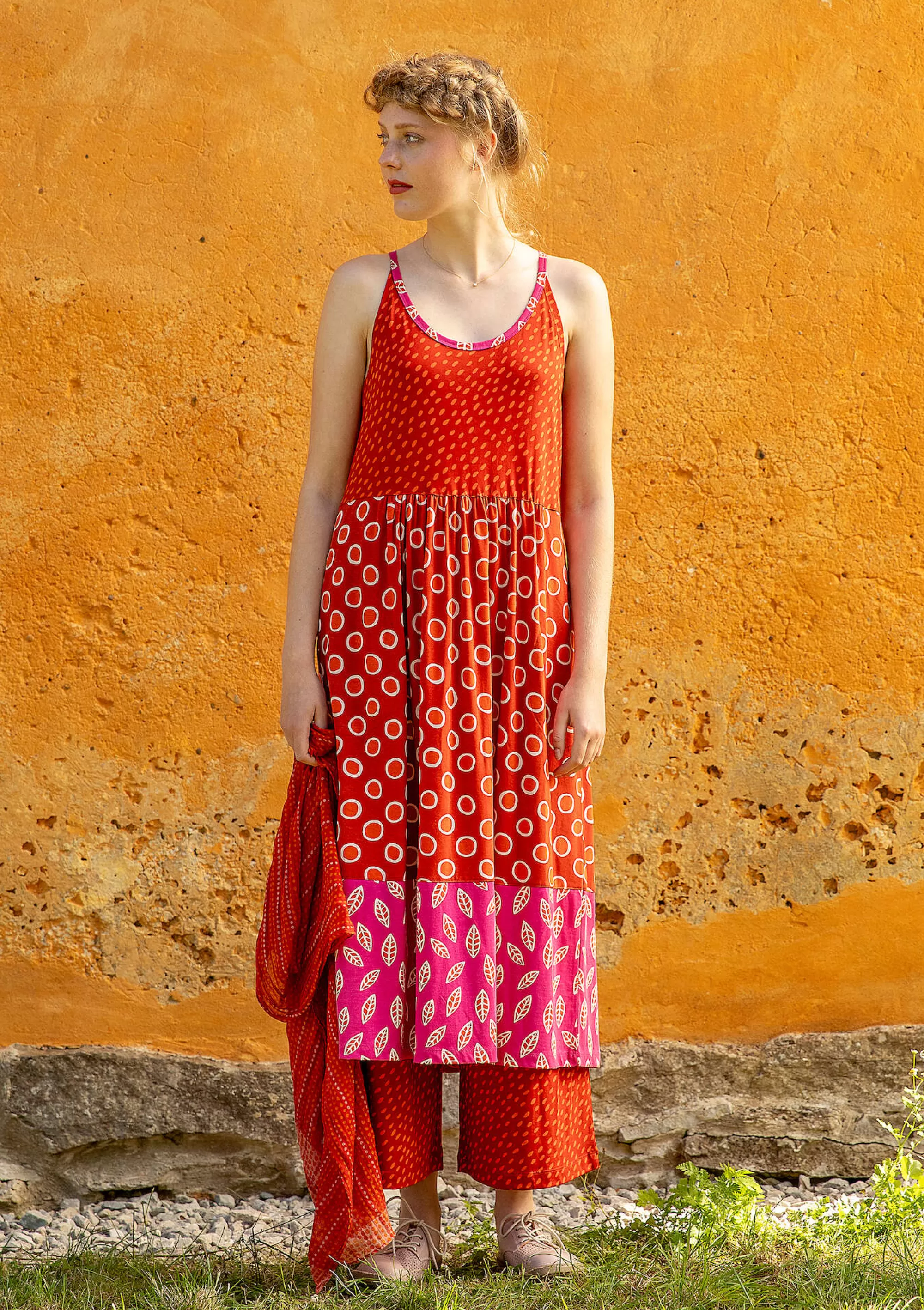 Kleider | Öko-Baumwolle^Gudrun Sjödén Jerseykleid Singö Aus Bio-Baumwolle/Modal kupfer