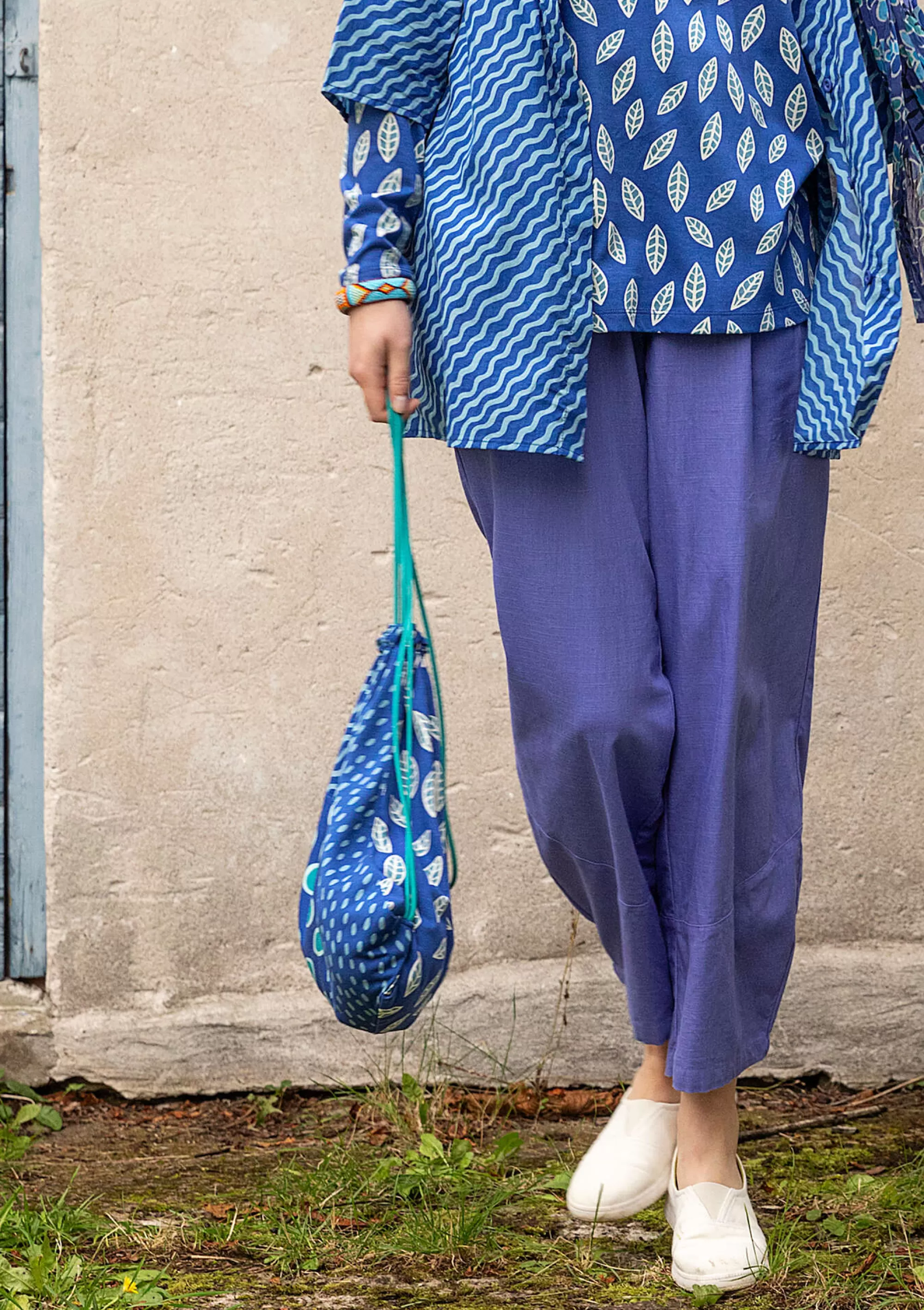 Accessoires^Gudrun Sjödén Jersey-Rucksack Singö Aus Bio-Baumwolle/Modal lupine