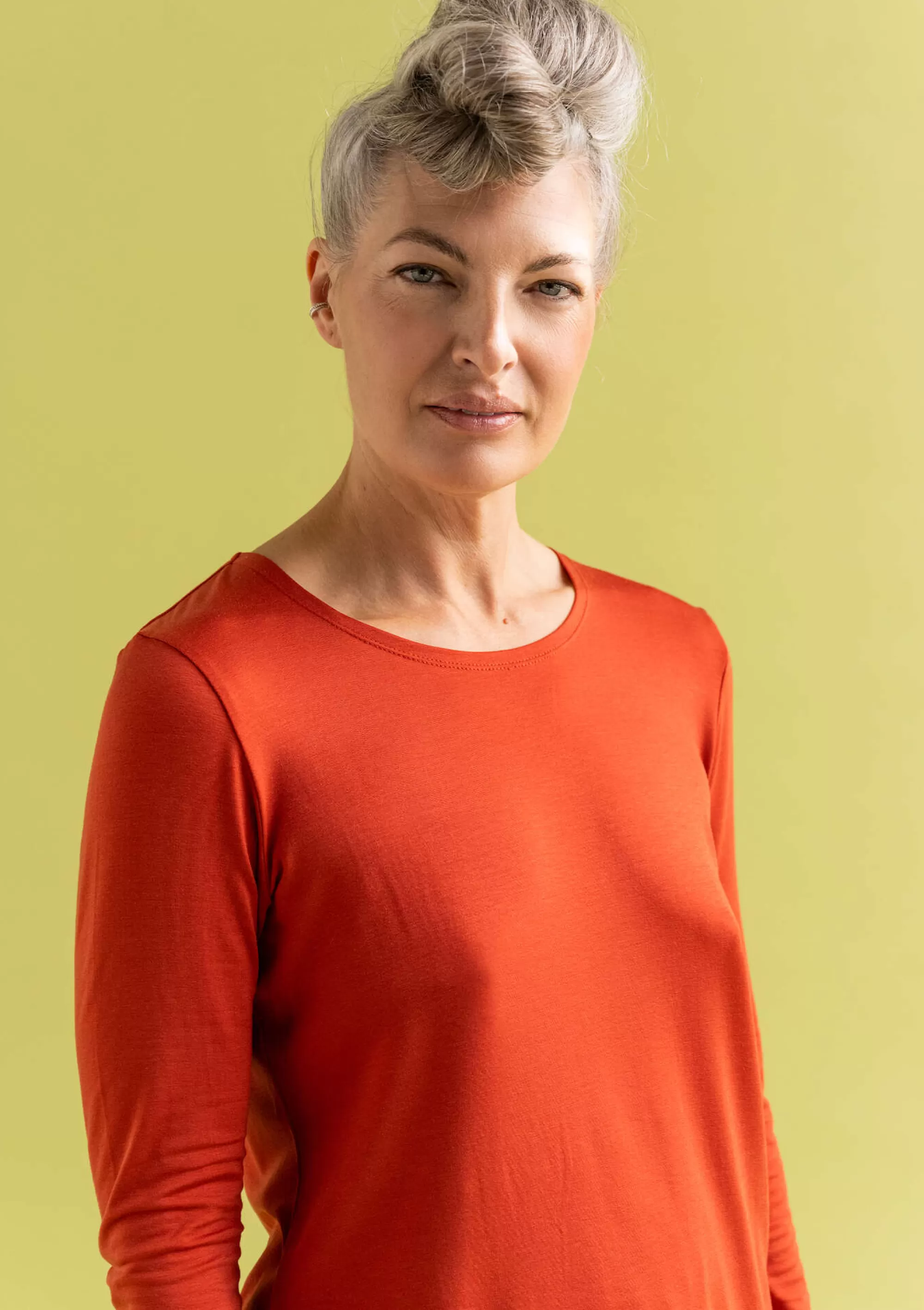 Pullover & Shirts | Jersey^Gudrun Sjödén Jerseyshirt Ada Aus Lyocell/Elasthan kupfer