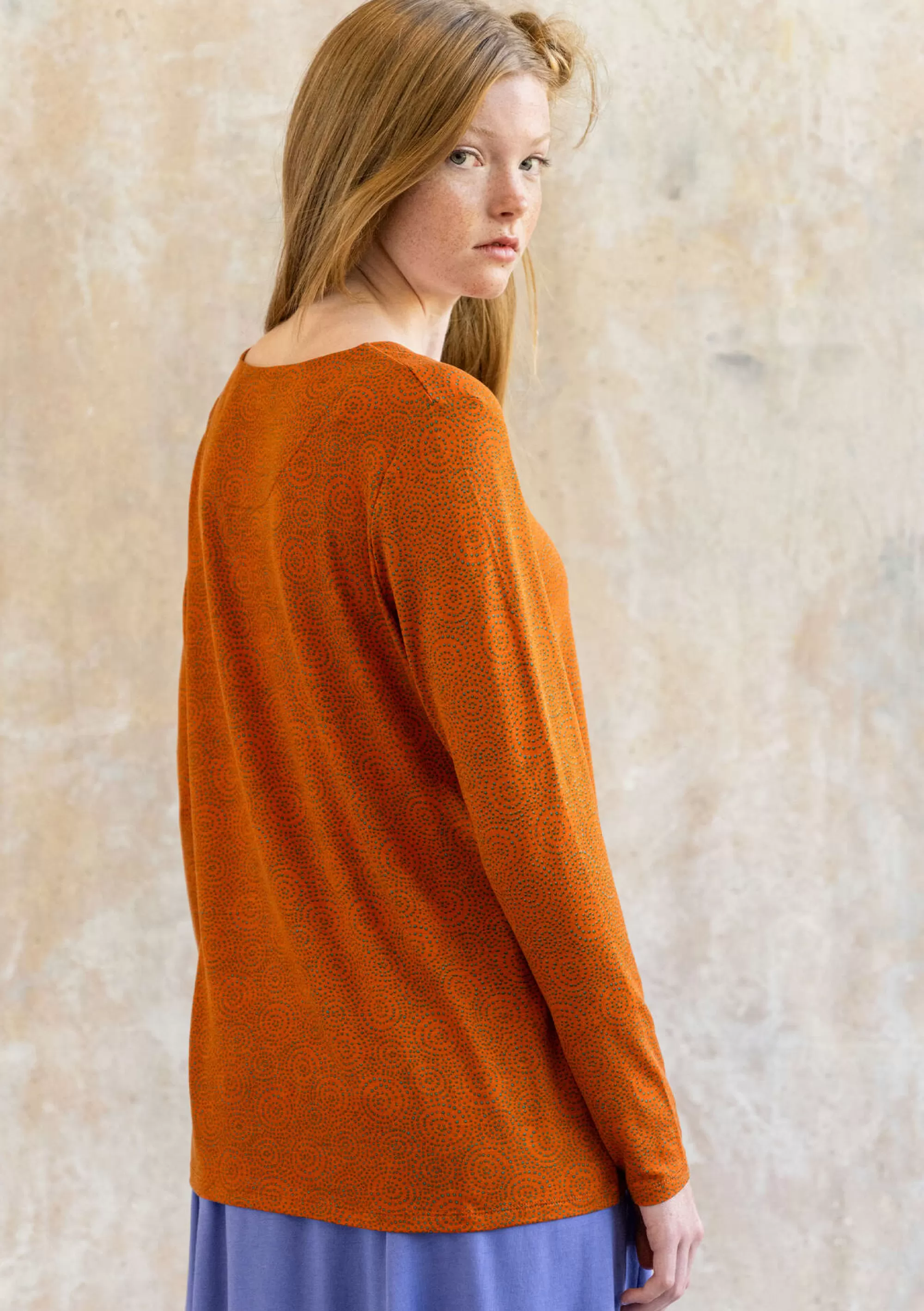 Pullover & Shirts | Jersey^Gudrun Sjödén Jerseyshirt Ada Aus Lyocell/Elasthan masala-gemustert
