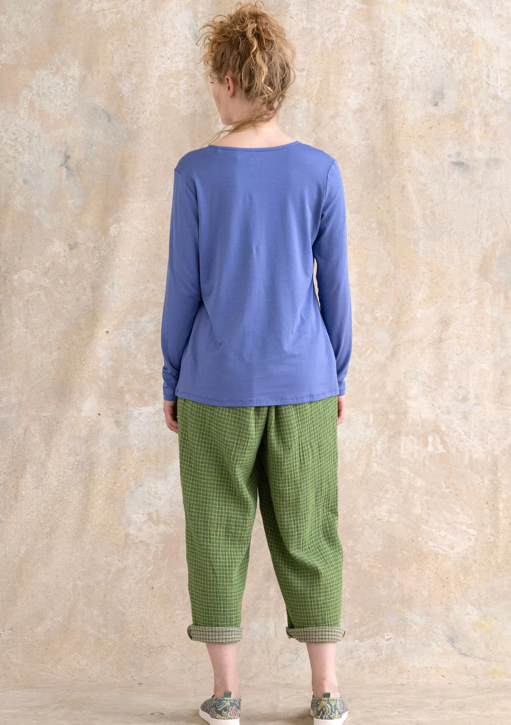 Skandinavische Mode | Pullover & Shirts^Gudrun Sjödén Jerseyshirt Ada Aus Lyocell/Elasthan himmelblau
