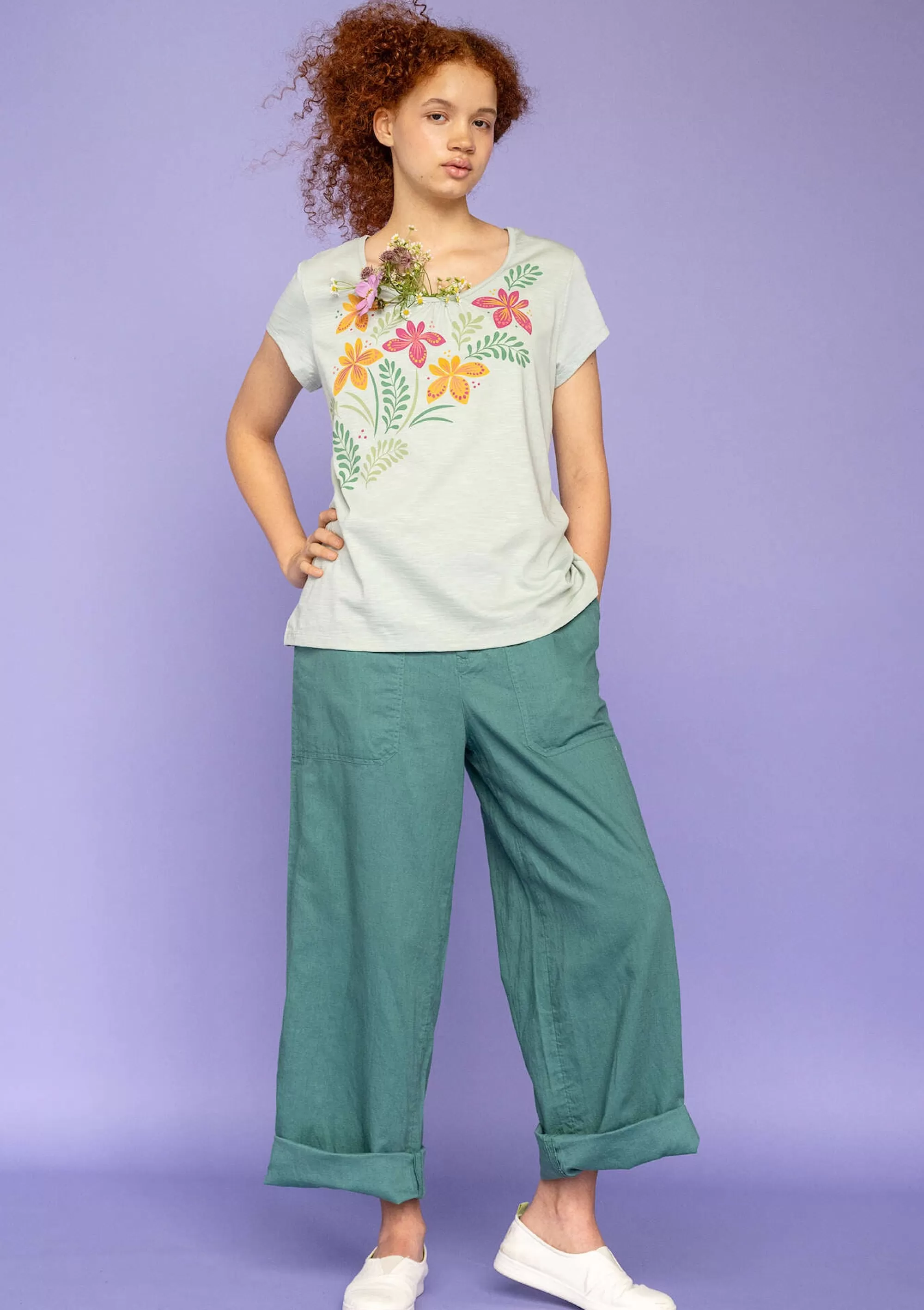 Pullover & Shirts | Öko-Baumwolle^Gudrun Sjödén Jerseyshirt Iris Aus Bio-Baumwolle minze