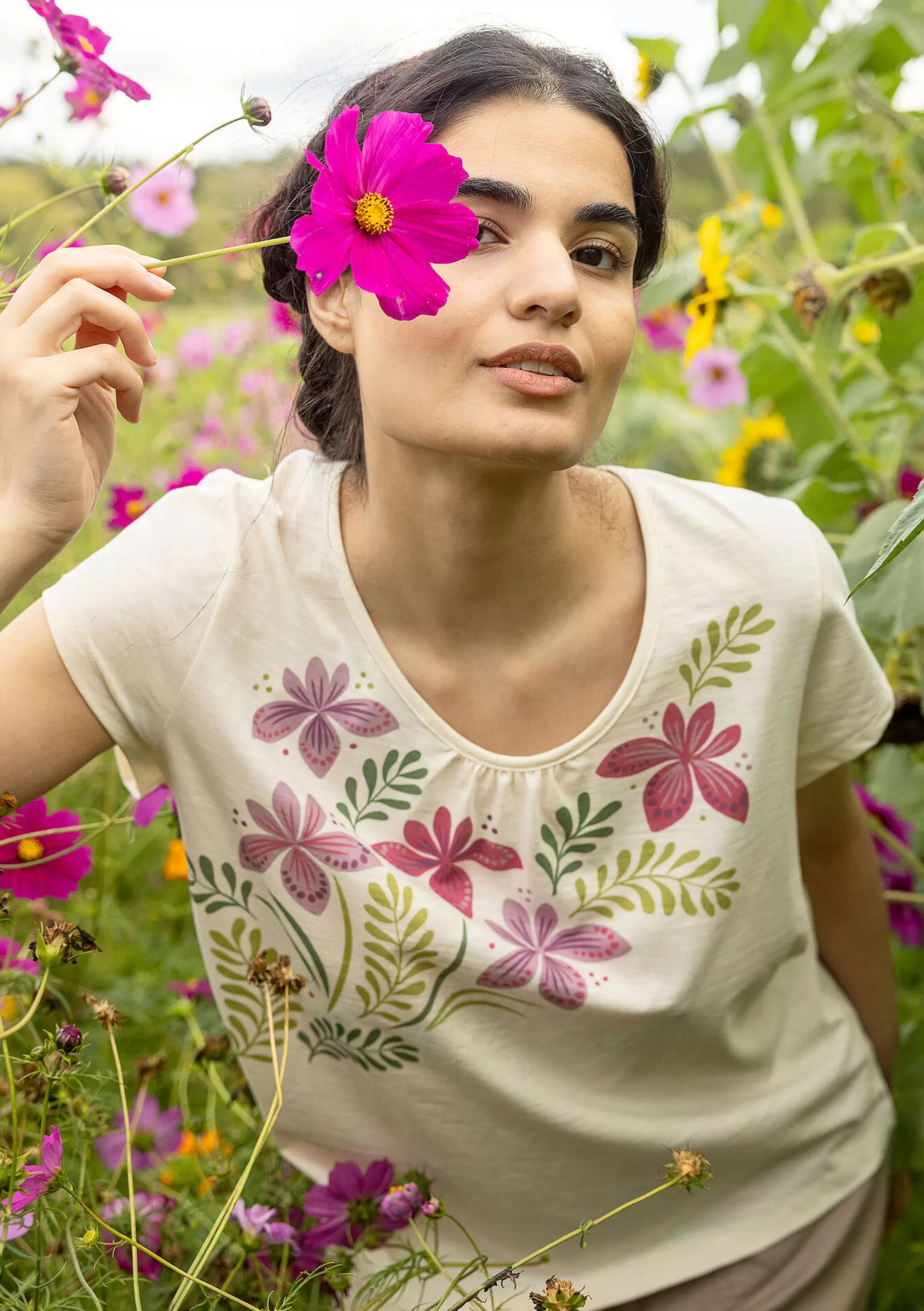 Pullover & Shirts | Öko-Baumwolle^Gudrun Sjödén Jerseyshirt Iris Aus Bio-Baumwolle vanille