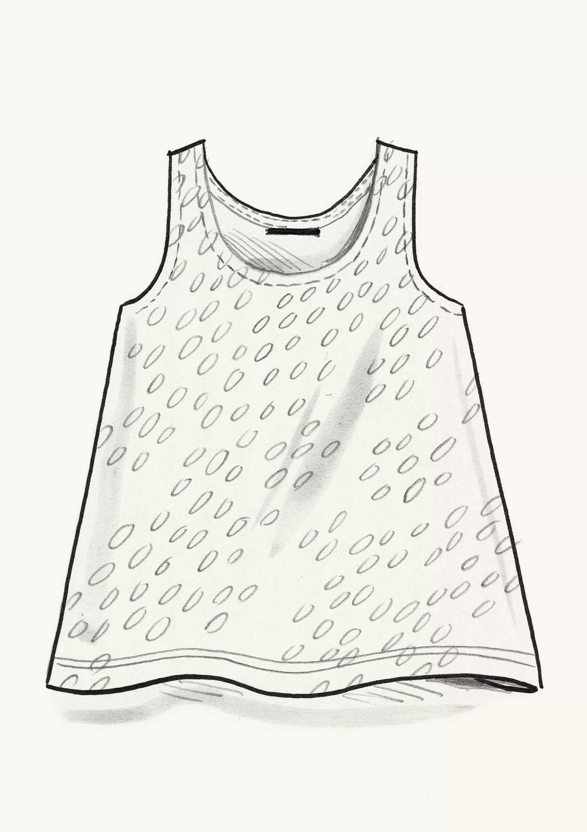 Pullover & Shirts | Öko-Baumwolle^Gudrun Sjödén Jerseytop Singö Aus Bio-Baumwolle/Modal vanille