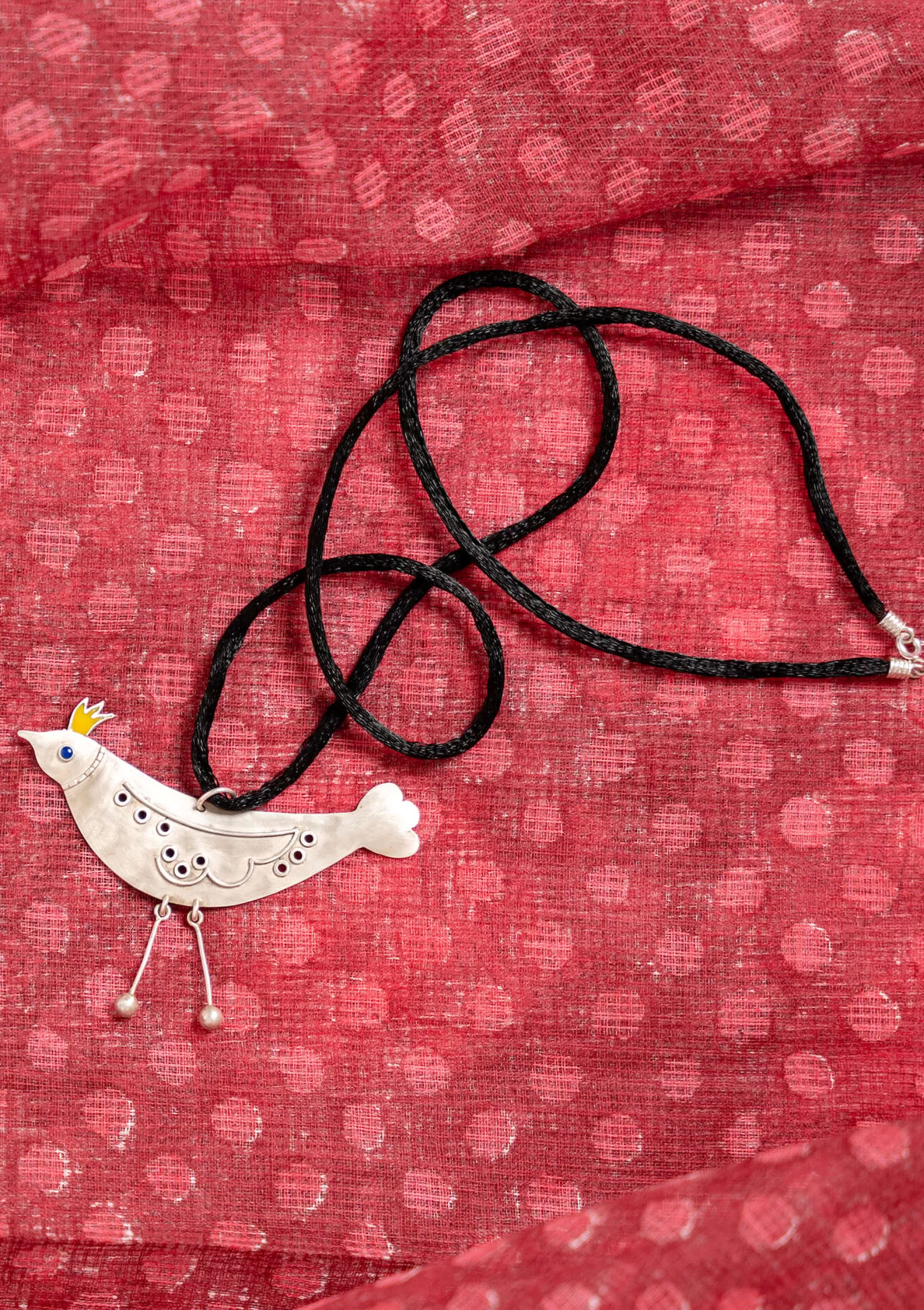 Accessoires | Schmuck^Gudrun Sjödén Kette Bird Aus silber