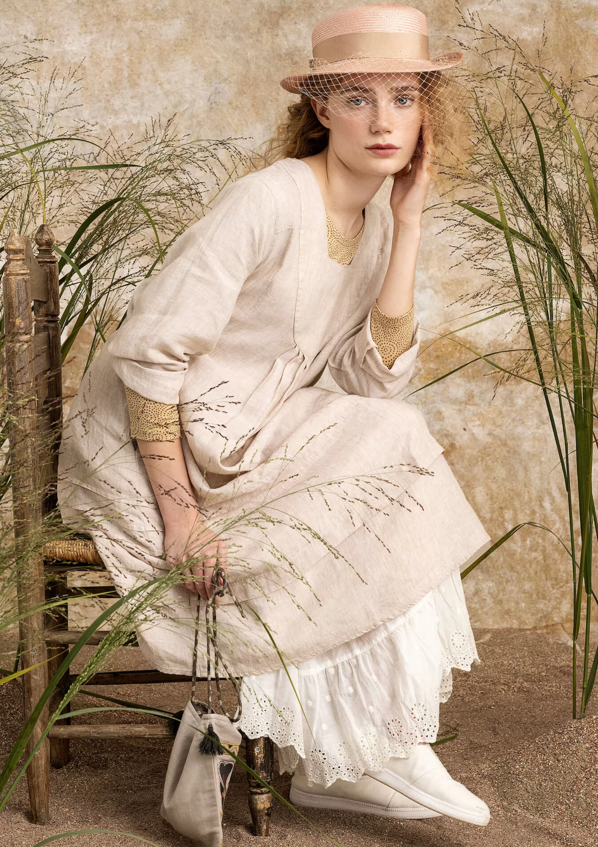 Kleider | Leinenkleidung^Gudrun Sjödén Kleid Aus Leinengewebe natur