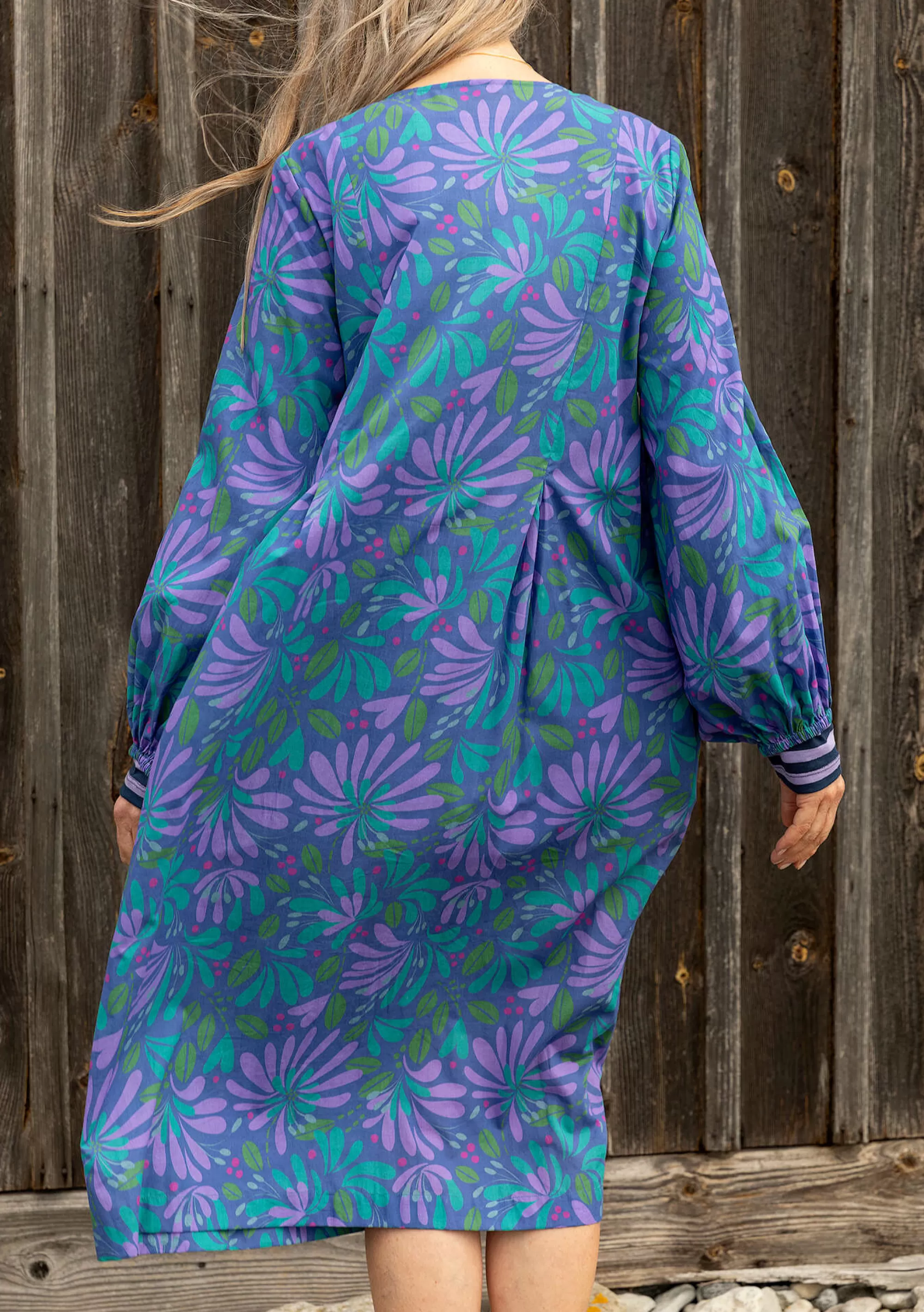Kleider | Öko-Baumwolle^Gudrun Sjödén Kleid Kaprifol Aus Bio-Baumwolle lupine
